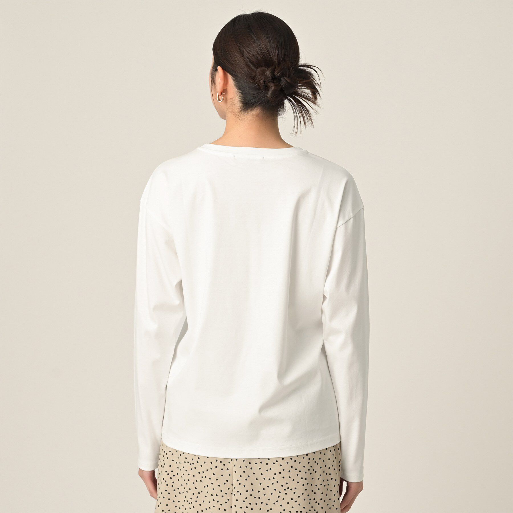 UNTITLED「【コットン100/洗える】フォトロングTシャツ」|Tシャツ・カットソー|