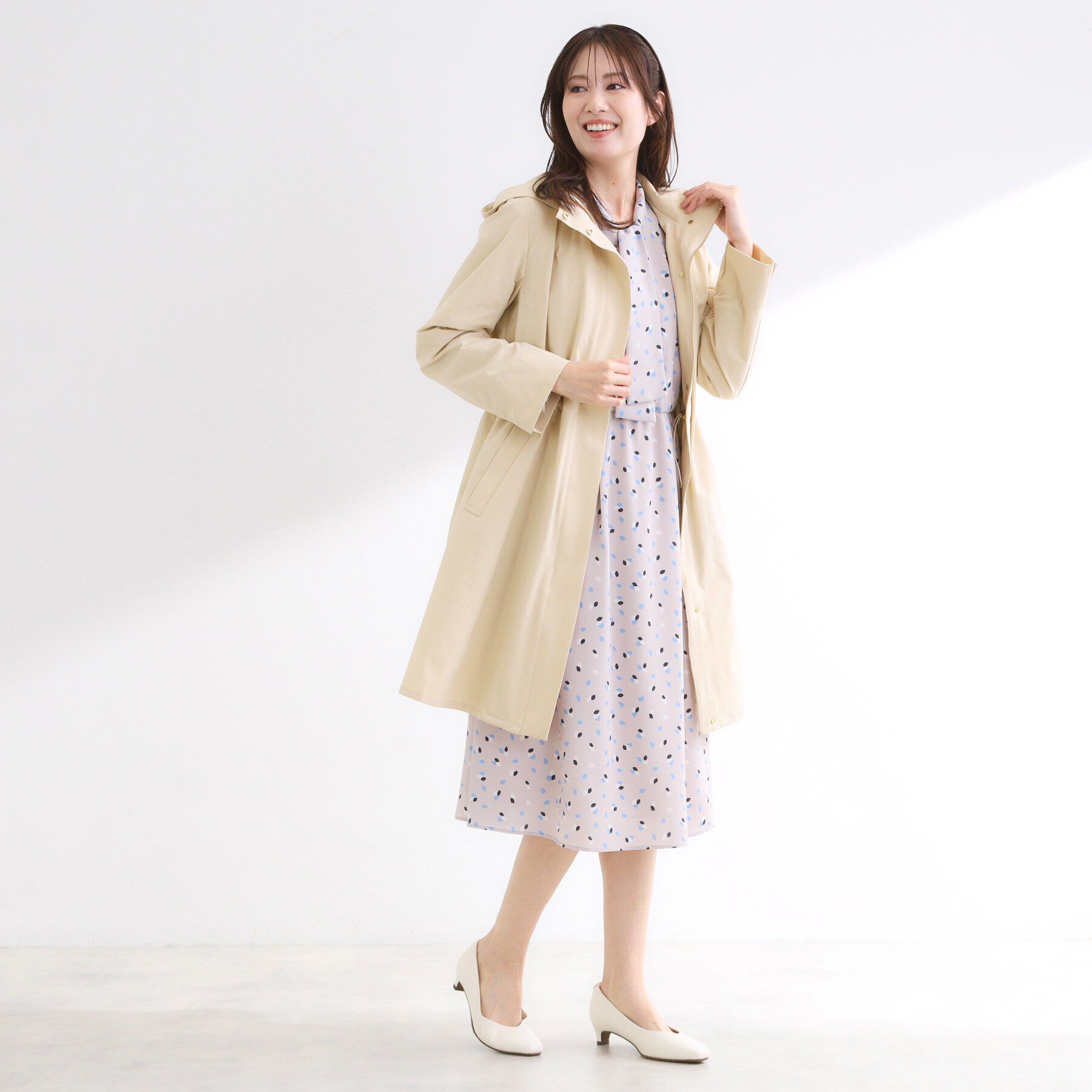 Reflect「【中綿ライナー付き】ライナー付きフーデッドロングコート」|その他|