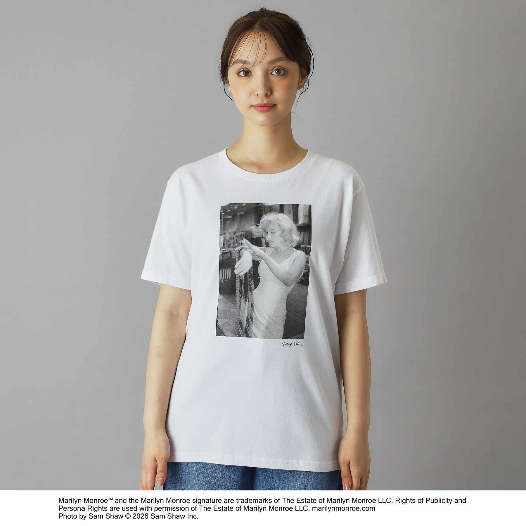 DRESSTERIOR「【別注】マリリンモンロー/オフショットプリントT」|Tシャツ・カットソー|
