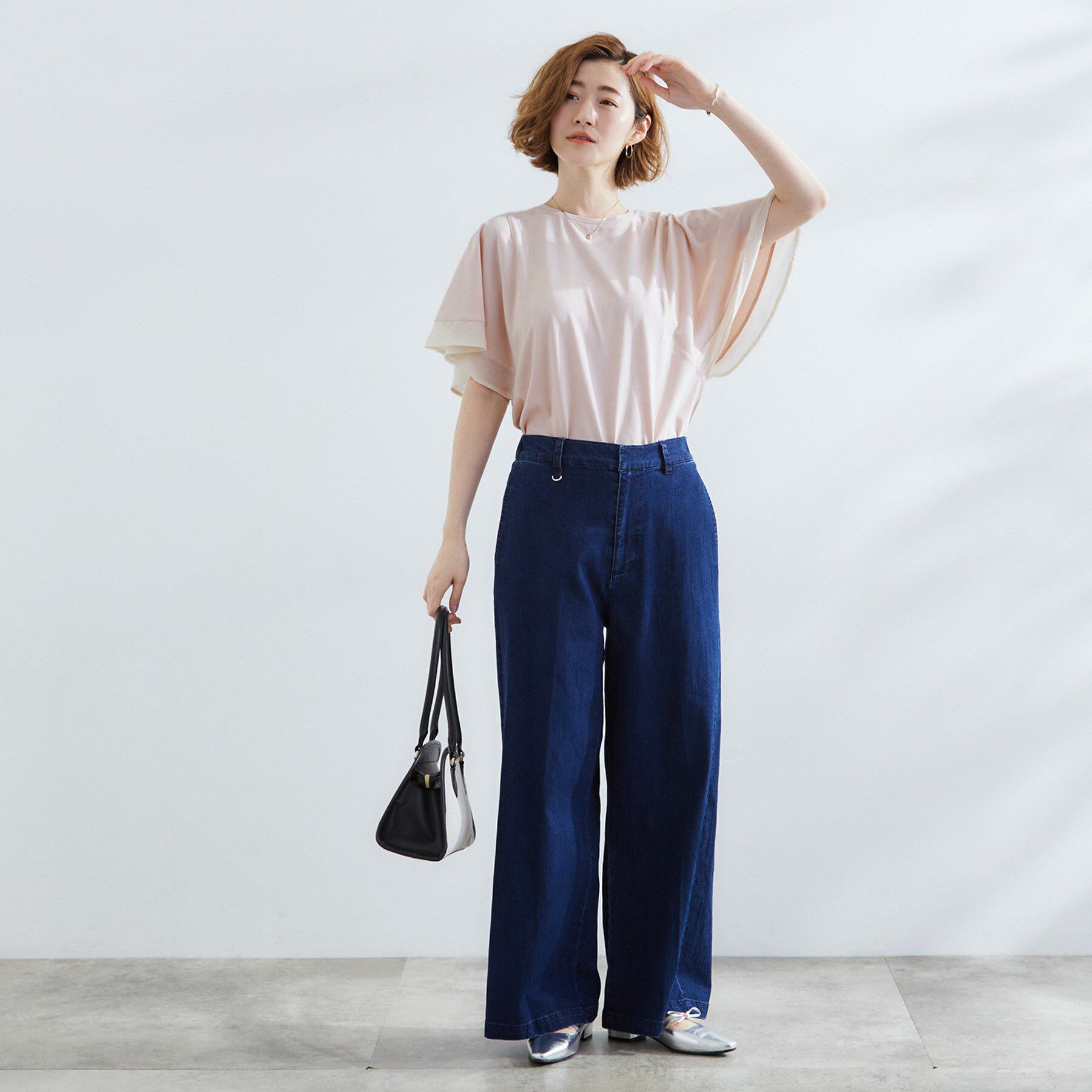 grove「【UVカット/二の腕カバー】1枚で着映えするフレアスリーブデザイン」|Tシャツ・カットソー|