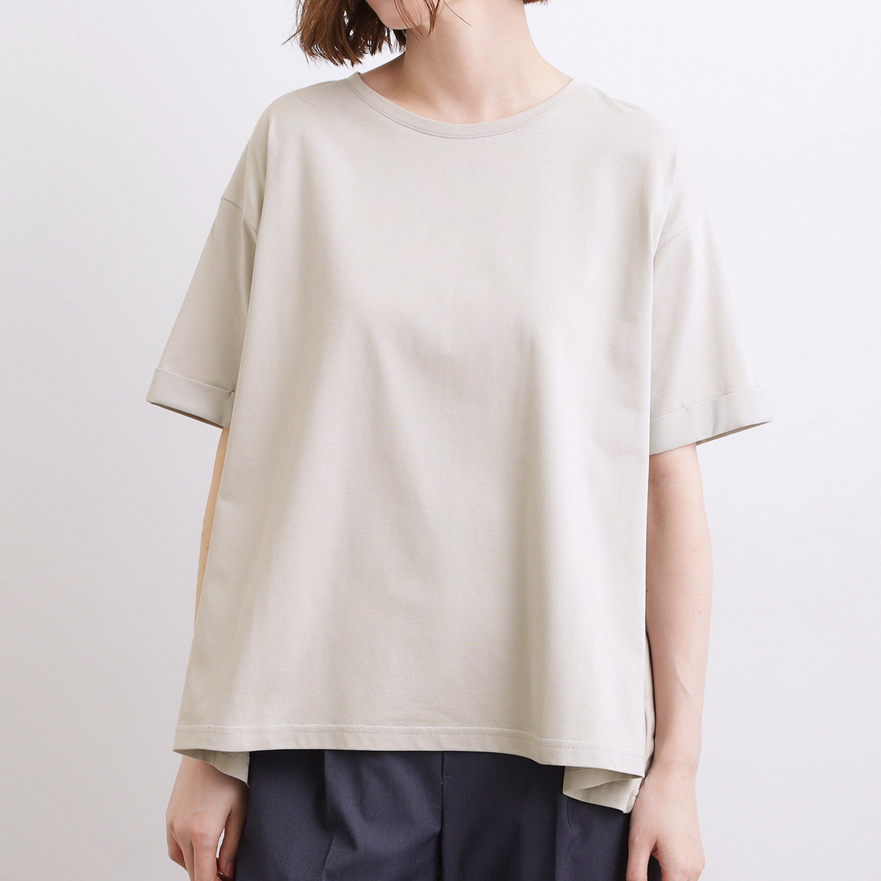 grove「【遮熱／吸水速乾／UVカット】フレアシルエットTシャツ」|Tシャツ・カットソー|