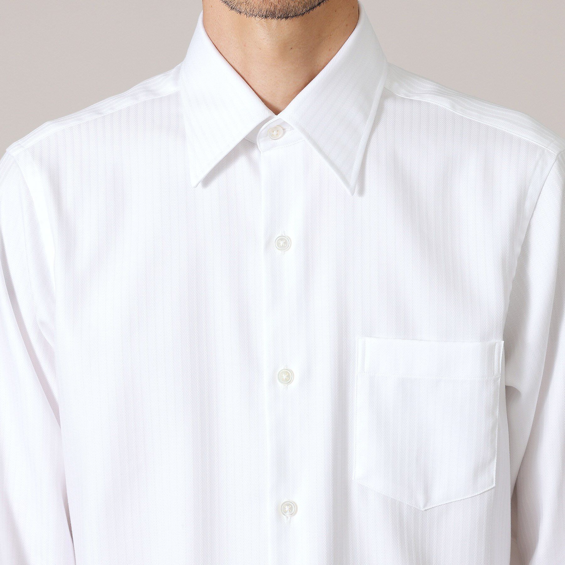 TAKEO KIKUCHI「【Made in JAPAN】ドビーストライプ ドレス シャツ」|シャツ・ブラウス|