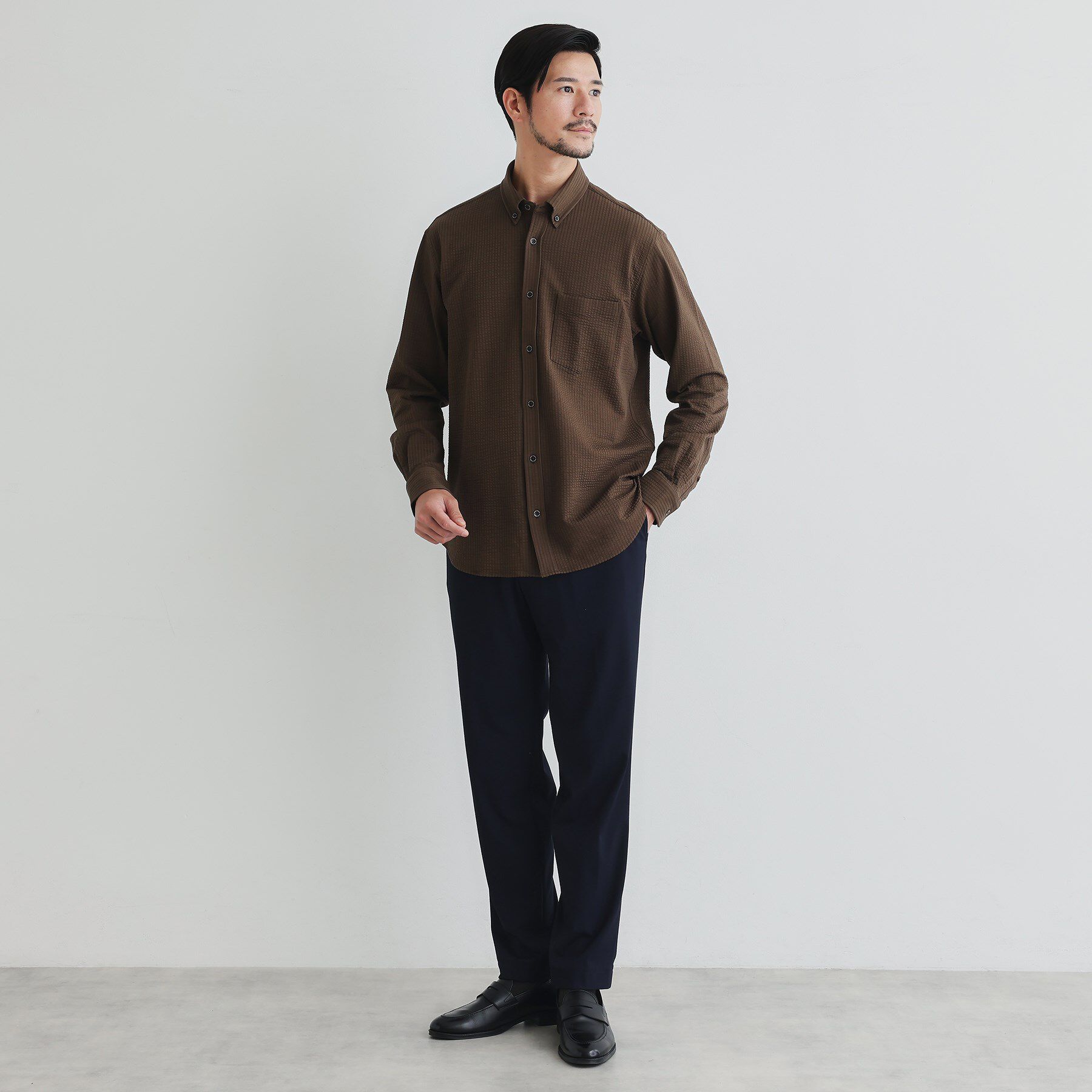 TAKEO KIKUCHI「サイドゴアウエスト スリム スラックス」|その他|