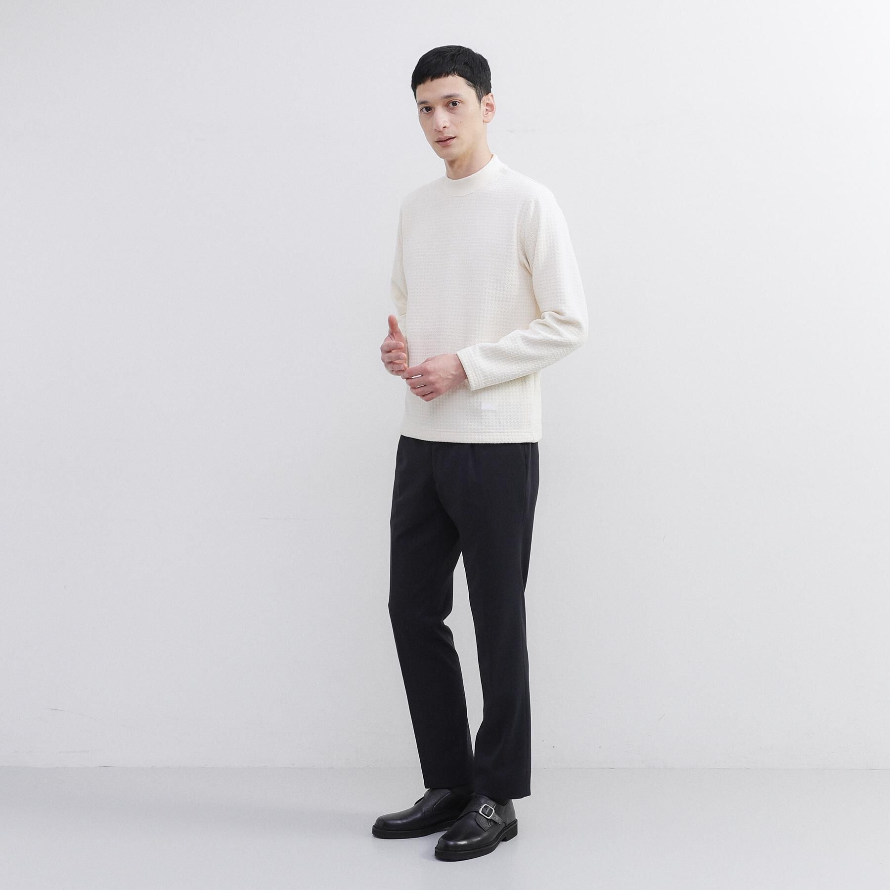 TAKEO KIKUCHI「モールクオーターモックネック」|Tシャツ・カットソー|