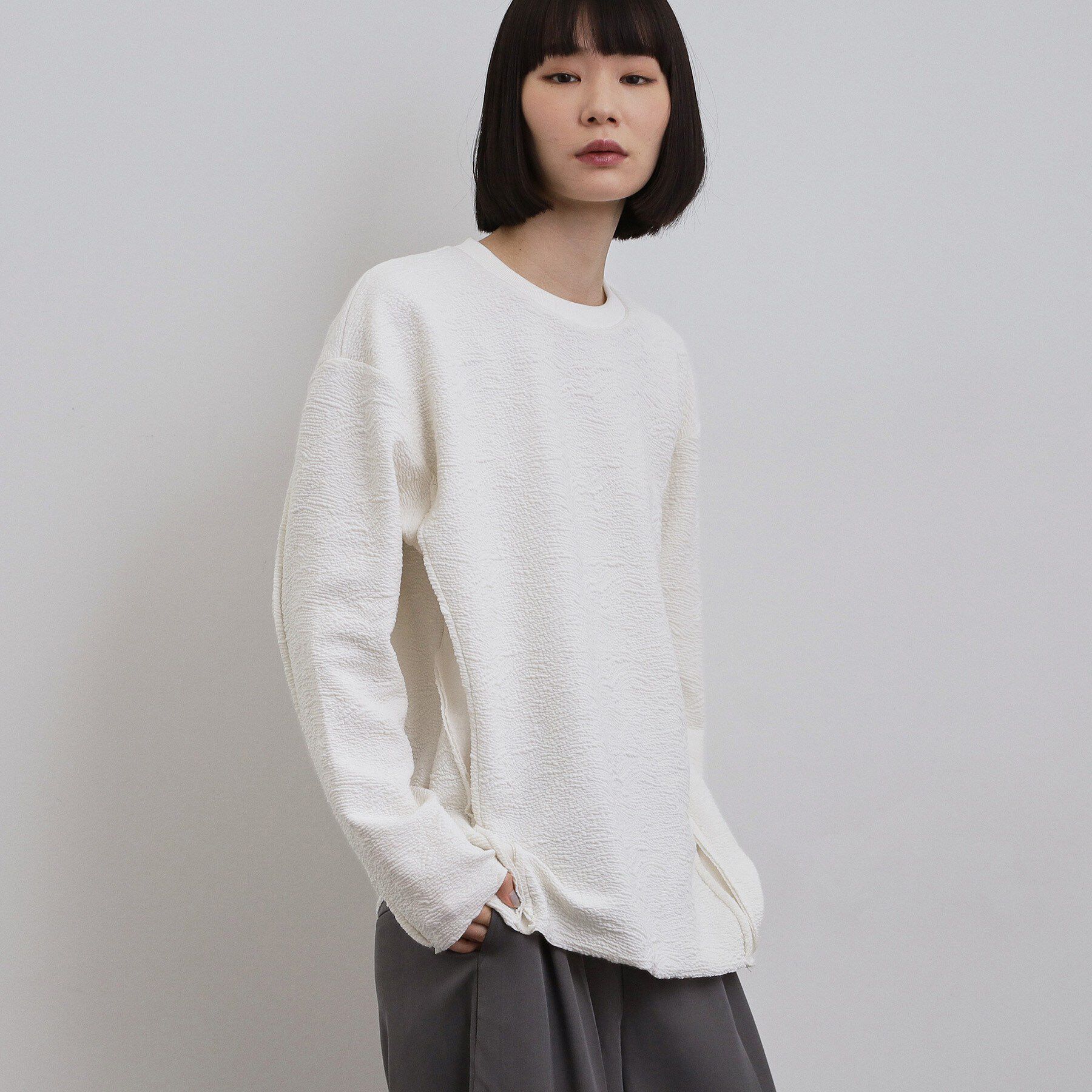 tk.TAKEO KIKUCHI「アルチザンカットフクレジャカードカットソー」|Tシャツ・カットソー|