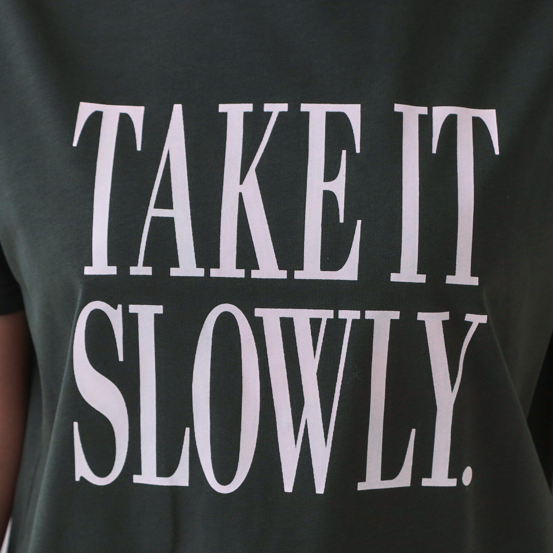OPAQUE.CLIP「ロゴプリントTシャツ【洗濯機洗い可】」|Tシャツ・カットソー|
