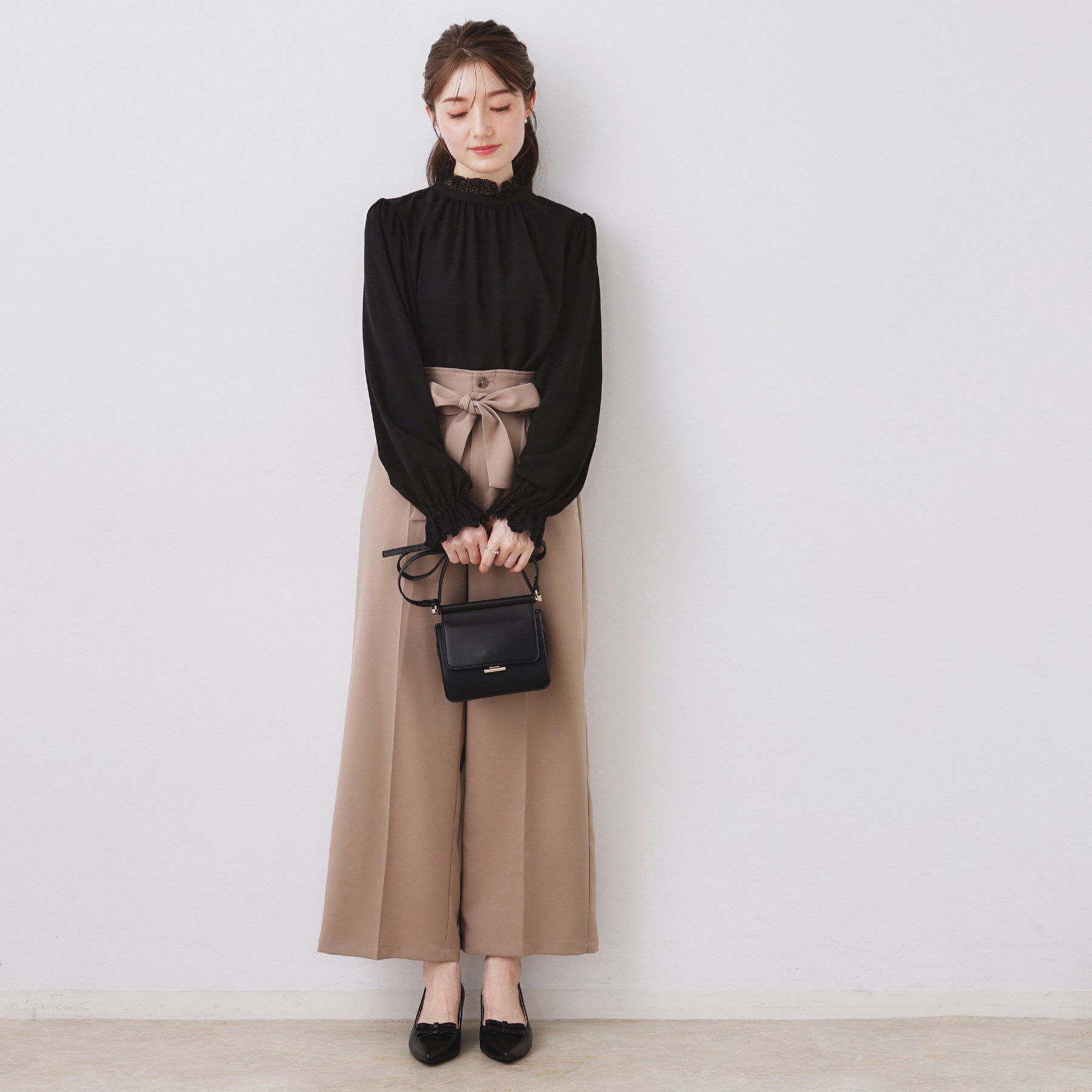 Couture broach「【2WAY・ハレの日・通勤】エンブロレースブラウス」|シャツ・ブラウス|