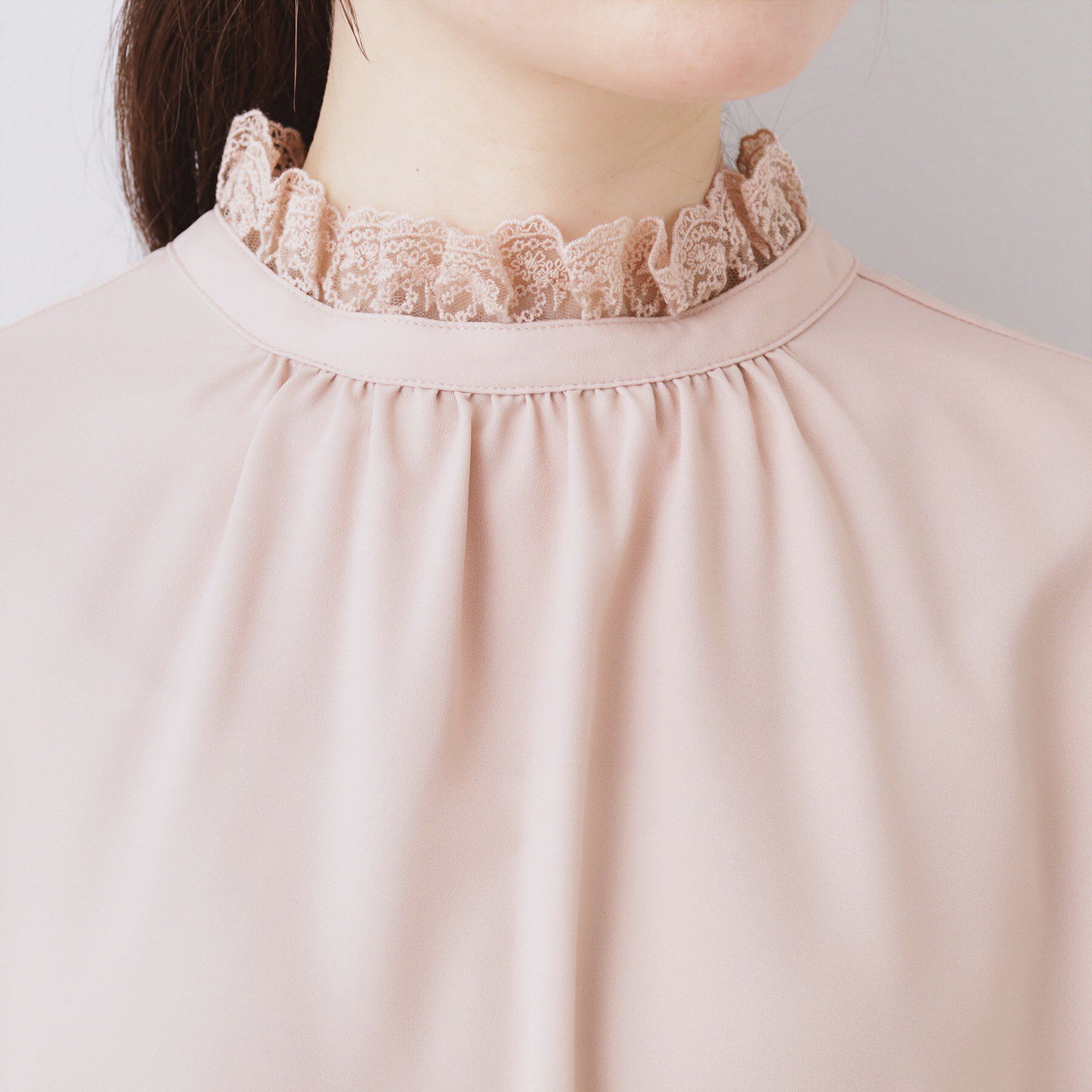 Couture broach「【2WAY・ハレの日・通勤】エンブロレースブラウス」|シャツ・ブラウス|