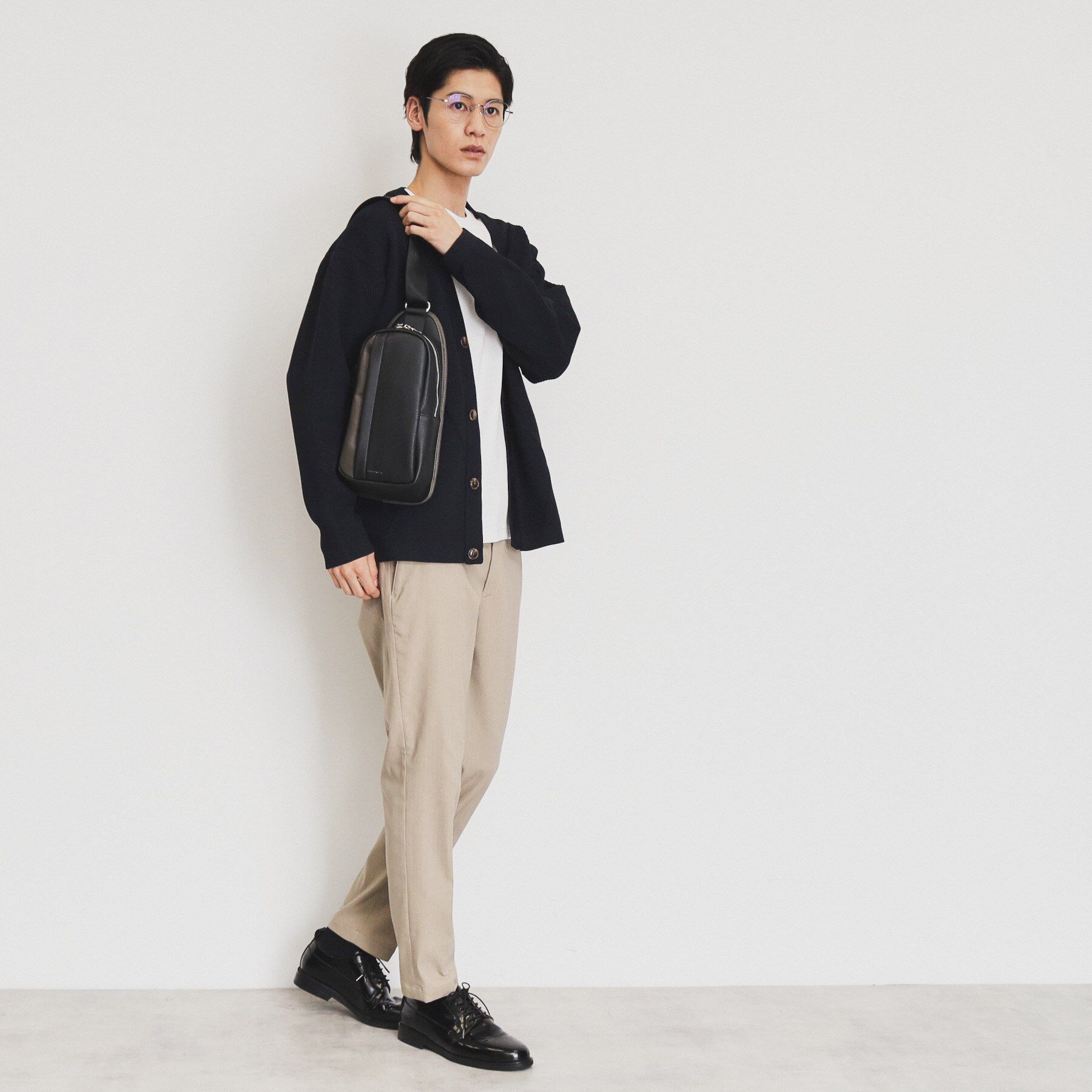 THE SHOP TK「【ご好評につき再入荷！！】サフィアーノ切替えボディバック」|その他|