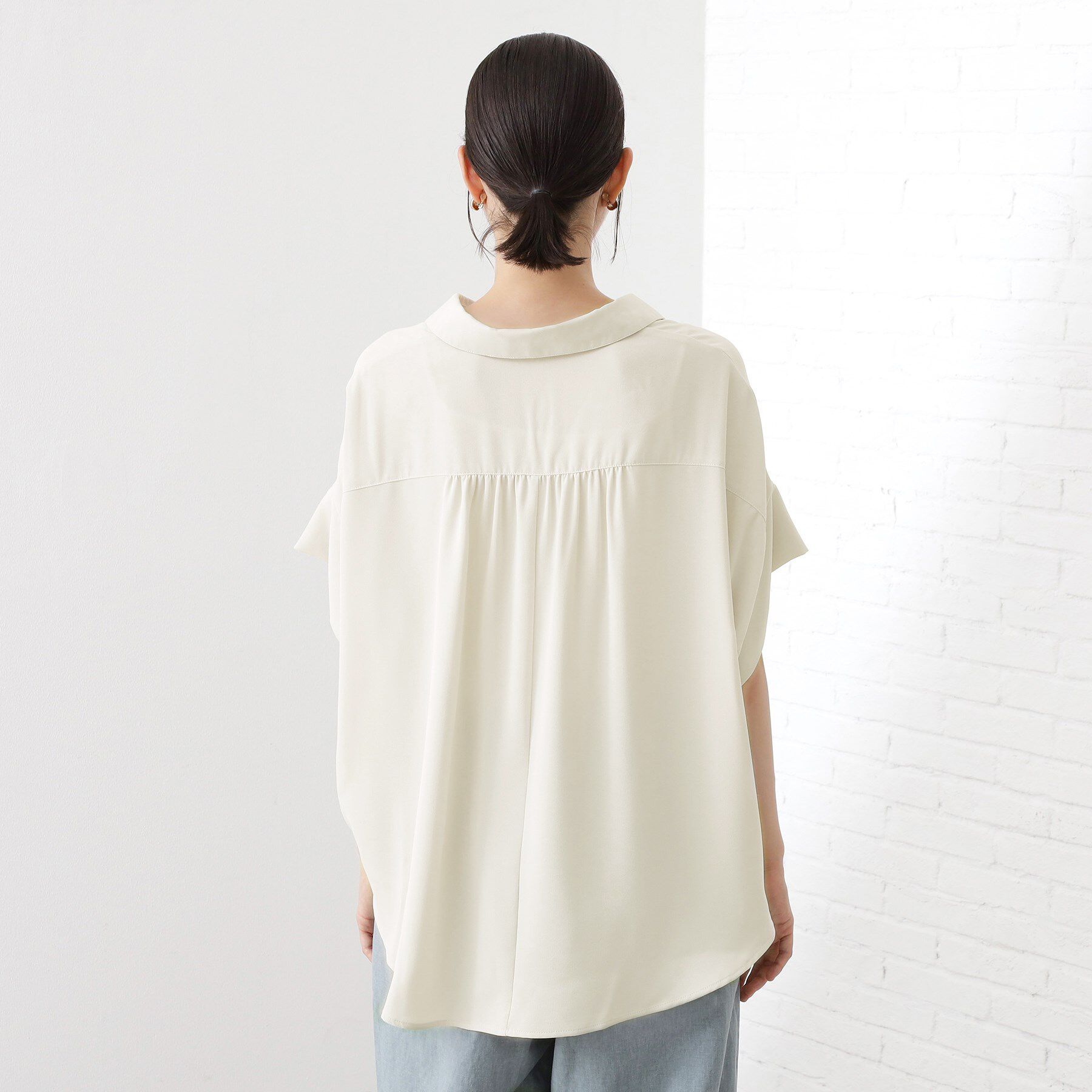 THE SHOP TK「【インしなくても決まる】スキッパーシャツ/接触冷感/防シワ/速乾」|シャツ・ブラウス|