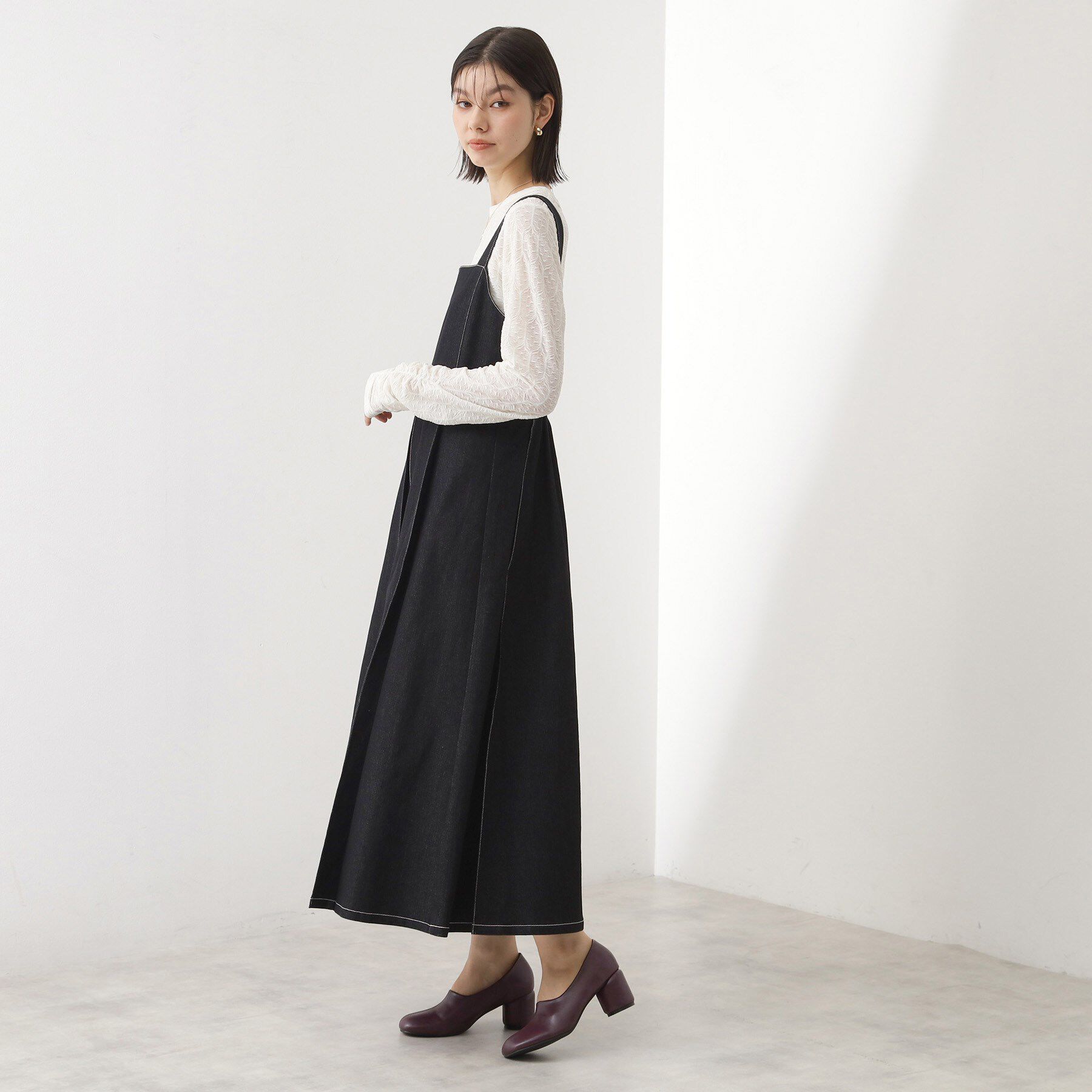 THE SHOP TK「オブリックトゥパンプス」|パンプス|