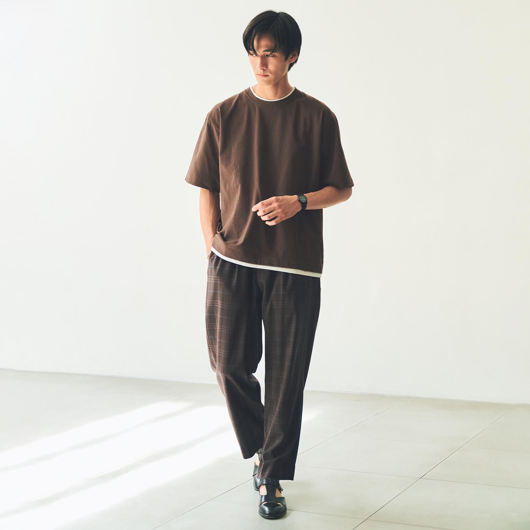 THE SHOP TK「セミワイドイージーパンツ【洗濯機OK】」|その他|