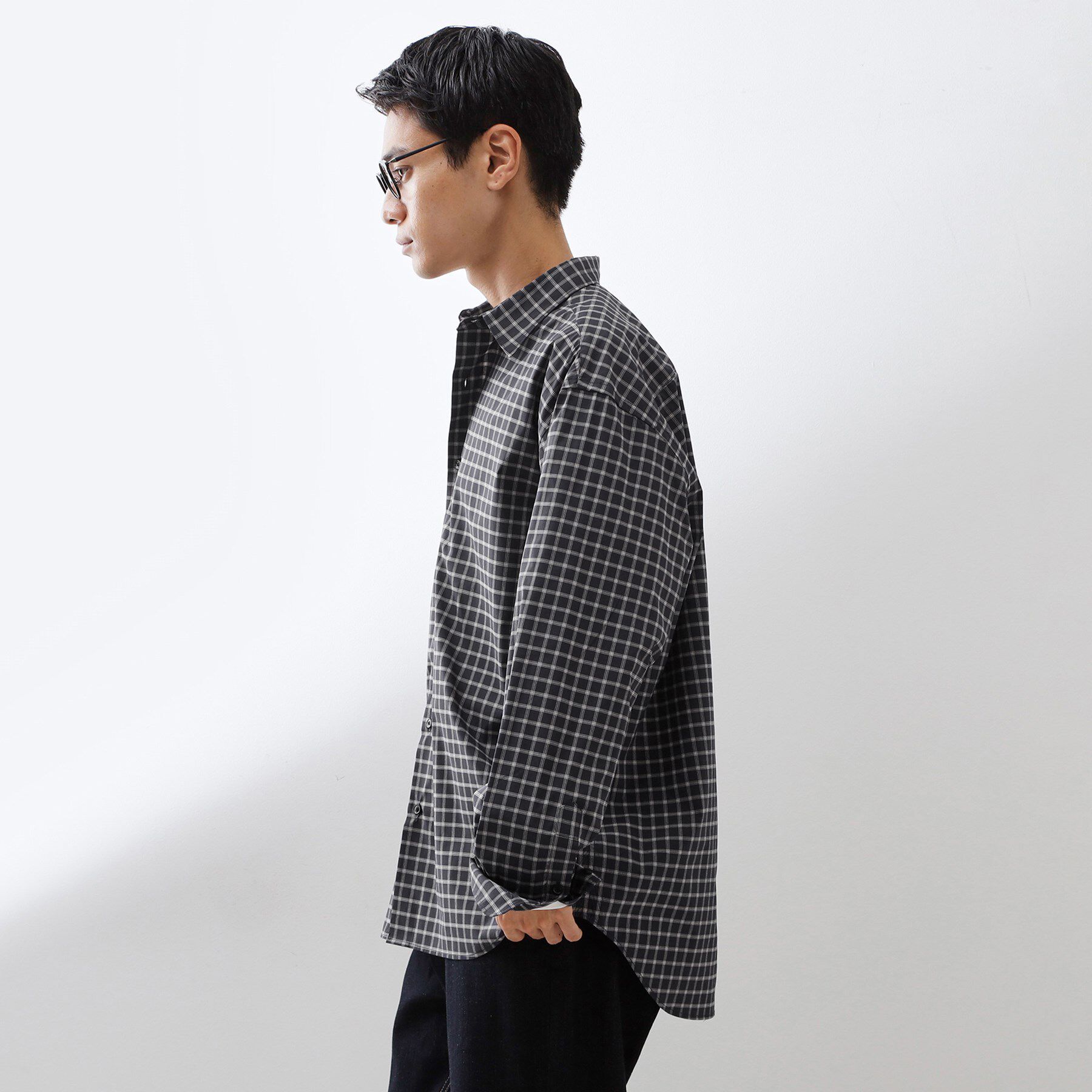 THE SHOP TK「チェック＆ストライプ アソート長袖シャツ【洗濯機OK】」|シャツ・ブラウス|