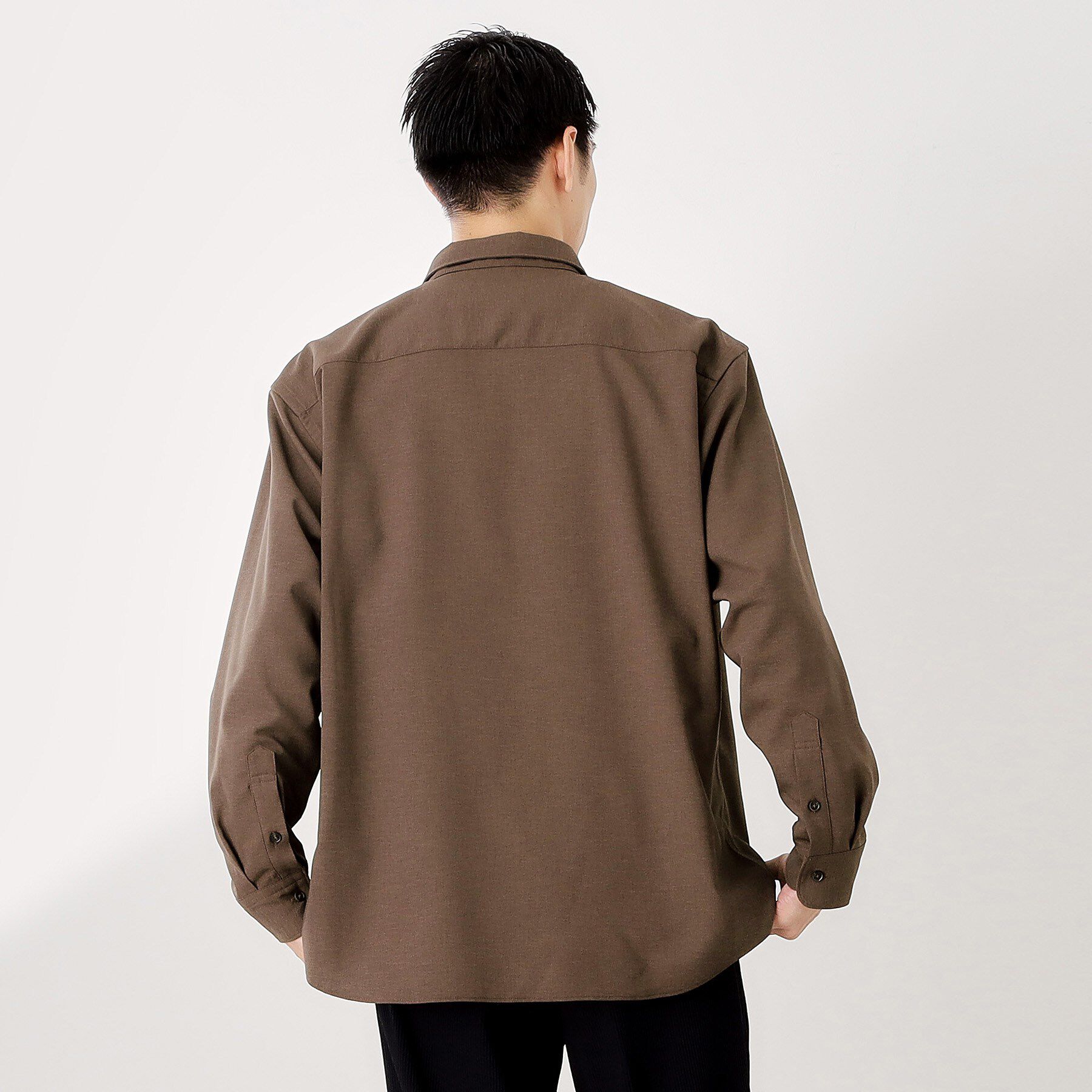 THE SHOP TK「TECLINO／テクリーノ 長袖オックスシャツ【洗濯機OK】」|シャツ・ブラウス|