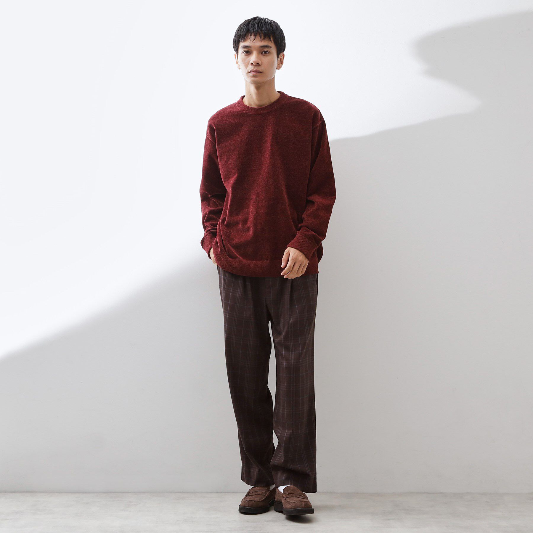 THE SHOP TK「【触れるたびに心地良い】ライトモールニット　洗濯機OK/ユニセックスでおすすめ！」|ニット・セーター|