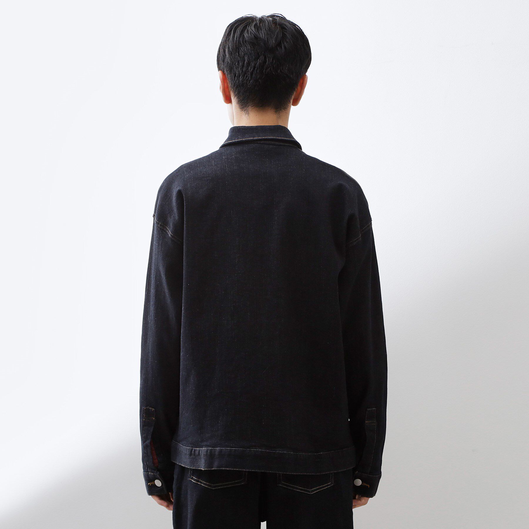 THE SHOP TK「コットンデニムブルゾン 【セットアップ可】」|デニムジャケット|