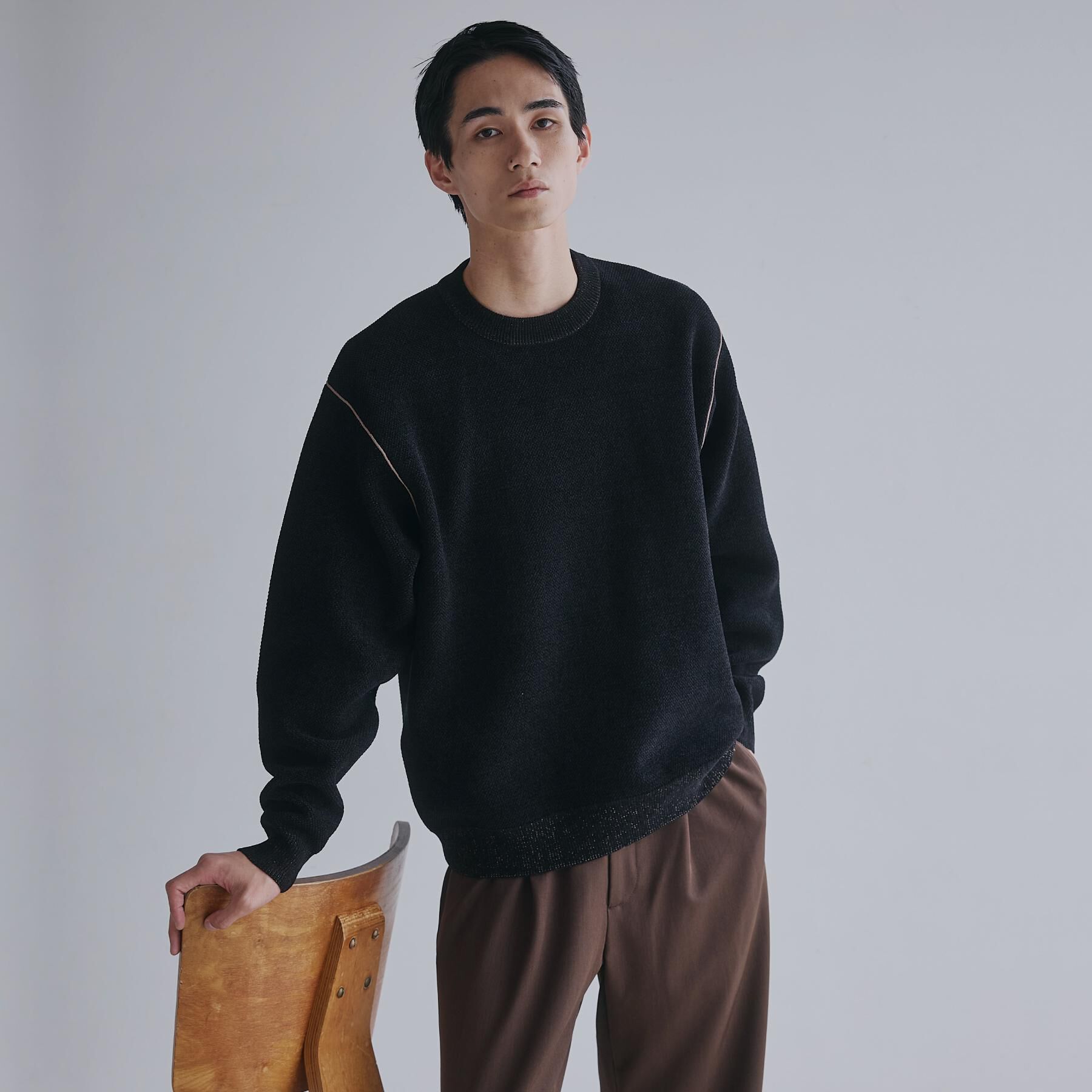 THE SHOP TK「【大人の上品カジュアルを叶える】ハグするニット 洗濯機OK／6色展開」|ニット・セーター|
