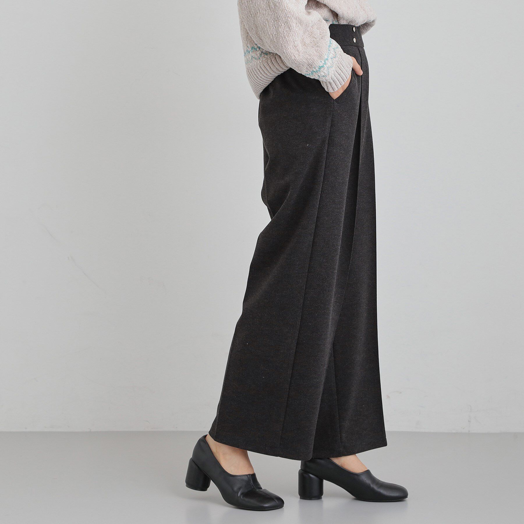 THE SHOP TK「ピンタックワイドパンツ」|その他|