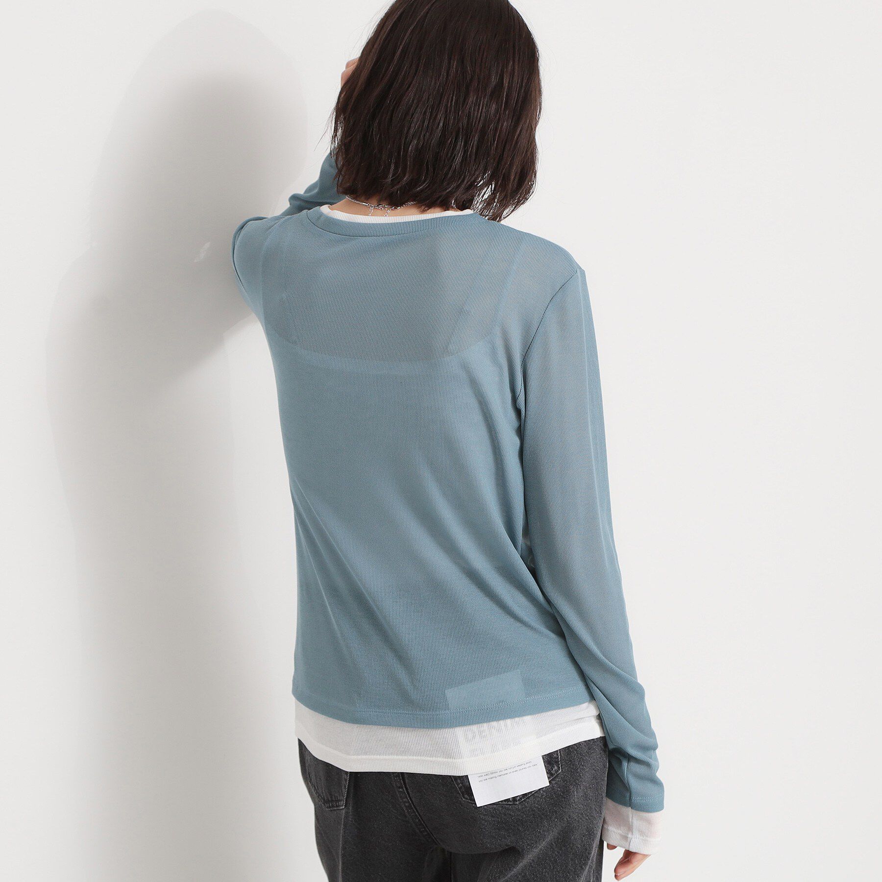 THE SHOP TK「配色テレコカットソー」|Tシャツ・カットソー|