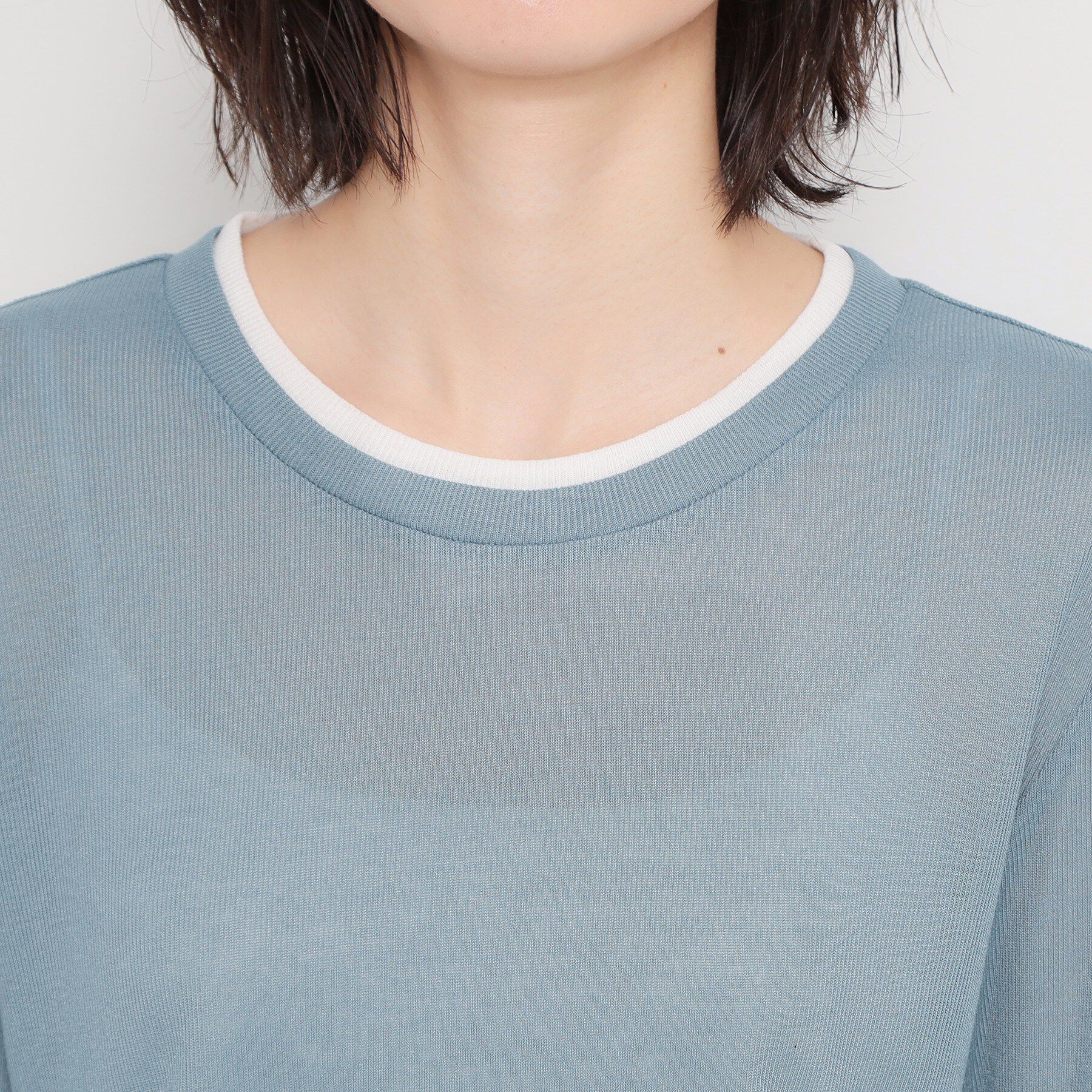 THE SHOP TK「配色テレコカットソー」|Tシャツ・カットソー|