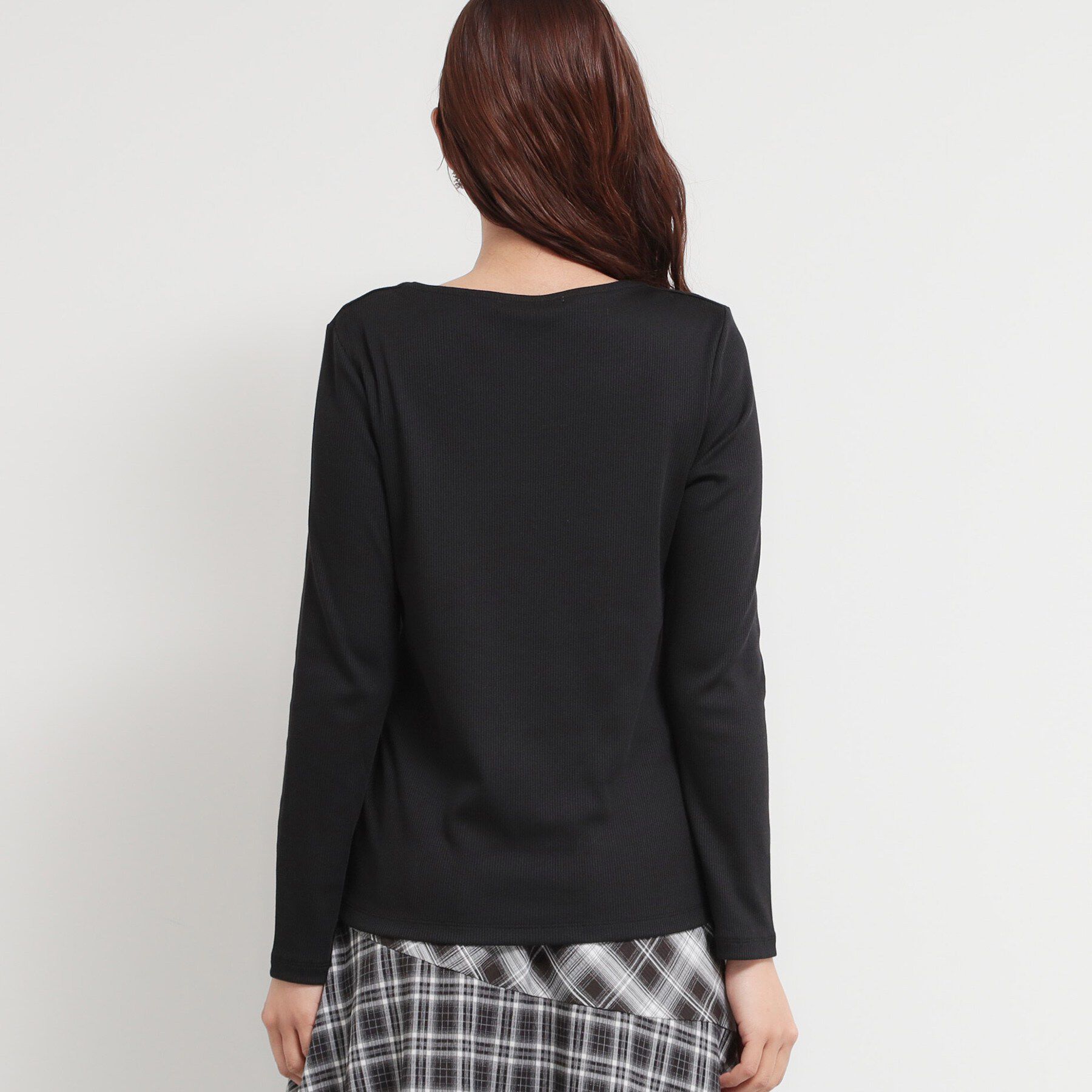 THE SHOP TK「スクエアネックテレコトップス」|Tシャツ・カットソー|