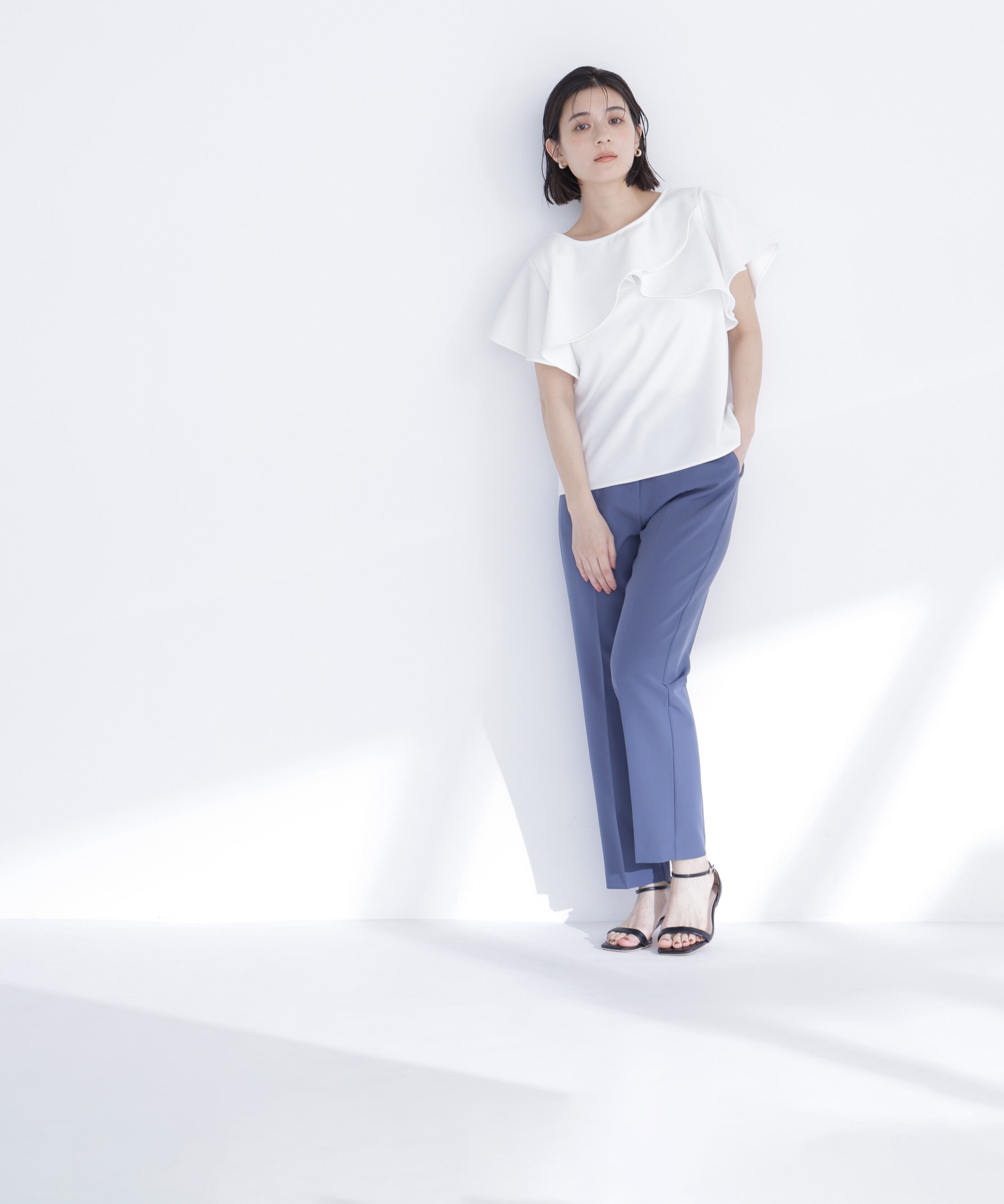  「カットジョーゼットトップス」|Tシャツ・カットソー|