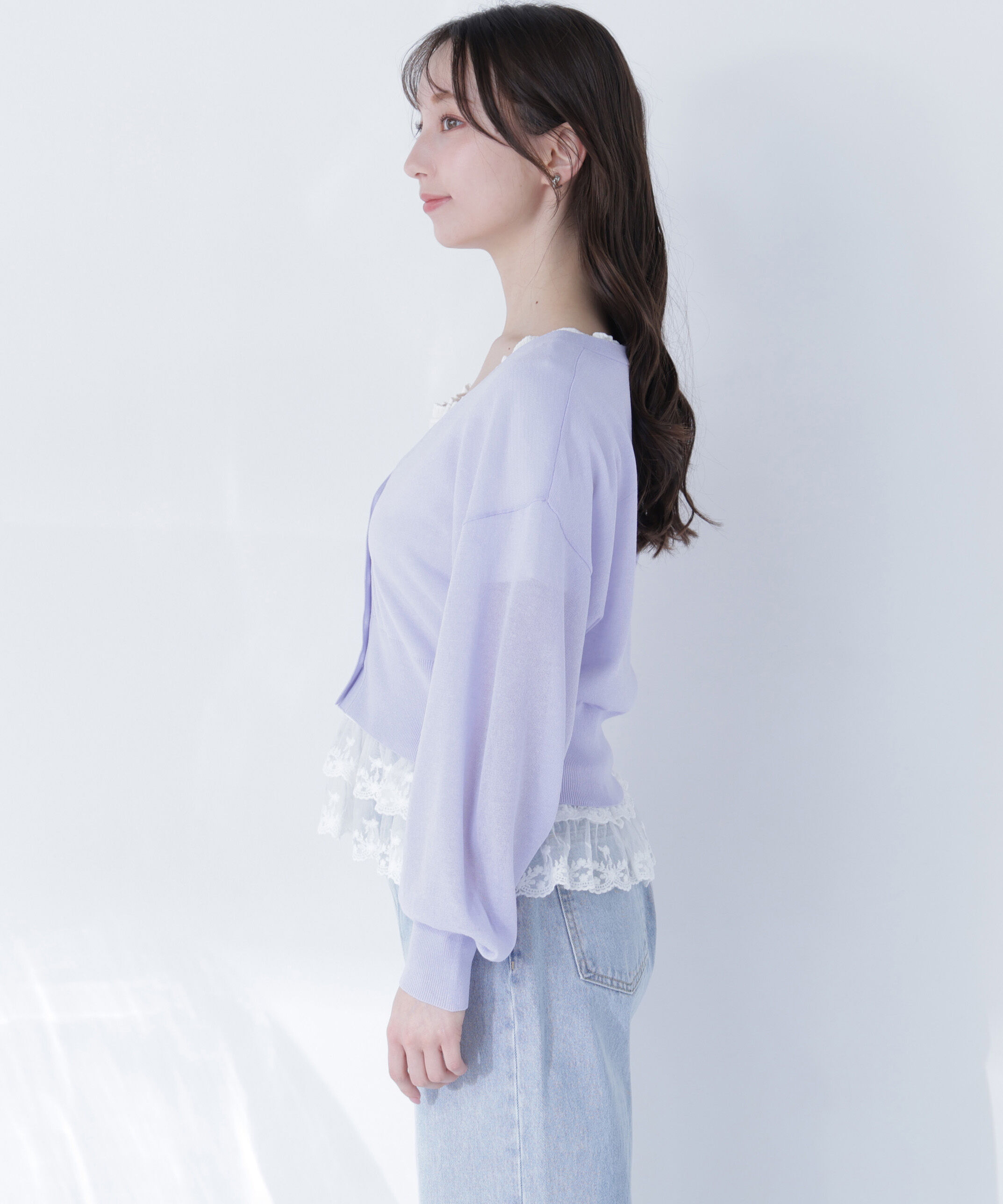  「〈ちょうど、いい服〉さらりと、涼しげ麻混カーディガン」|ニット・セーター|