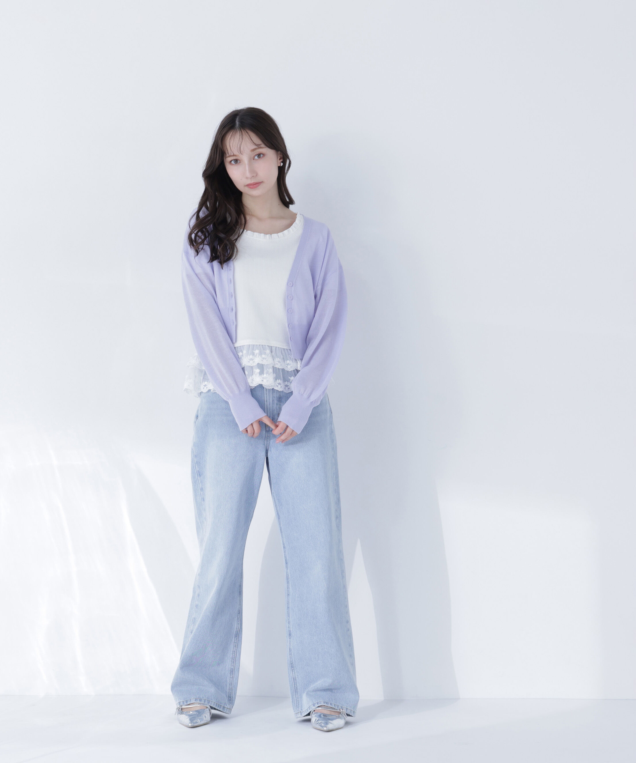  「〈ちょうど、いい服〉さらりと、涼しげ麻混カーディガン」|ニット・セーター|