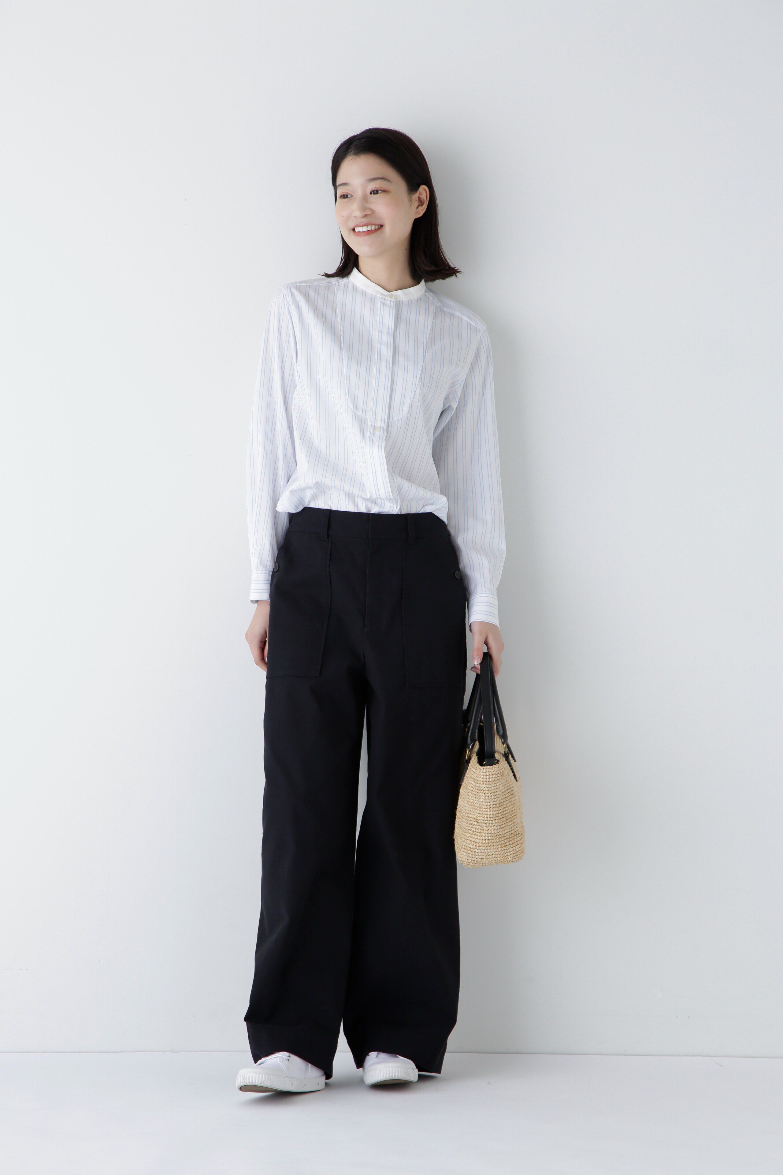  「◆コードストレッチベイカーセミワイドパンツ」|その他|