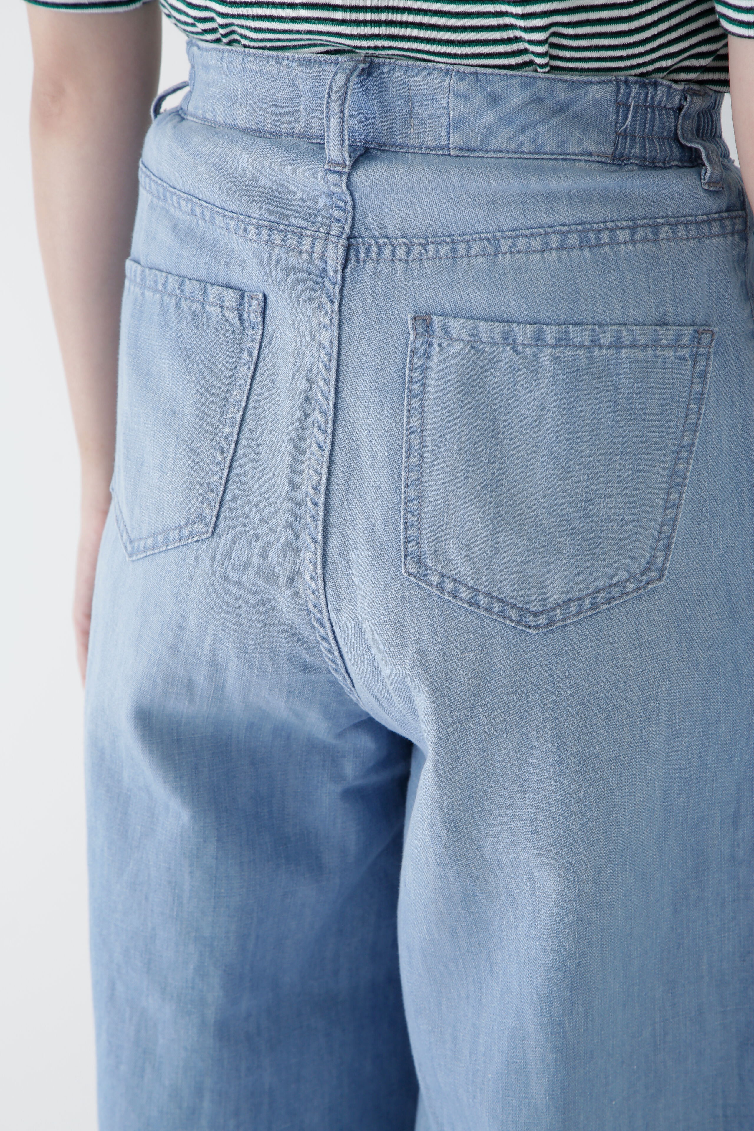  「◆タックワイドデニムパンツ」|その他|