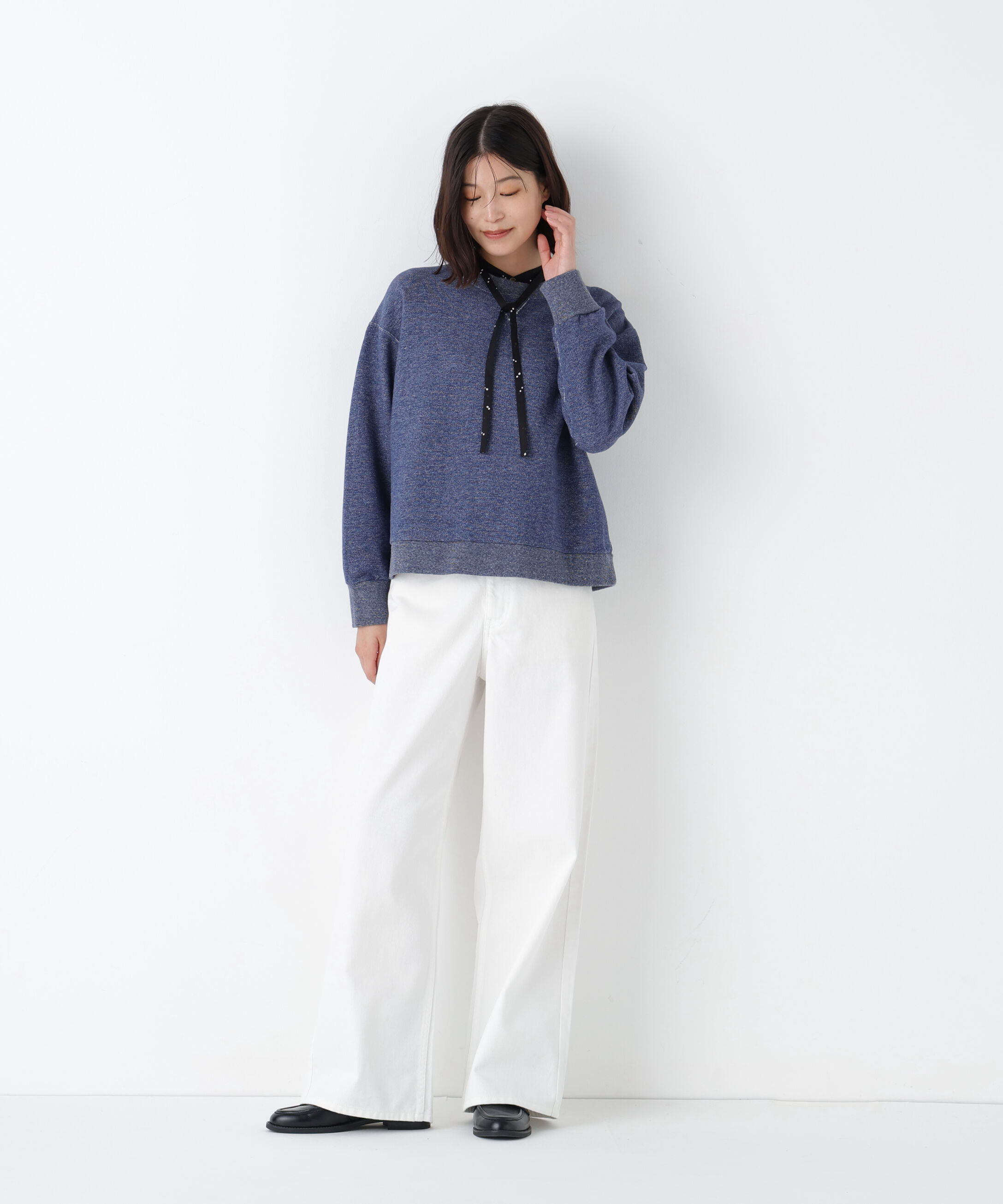  「◆ソフトデニムセミワイドパンツ」|その他|
