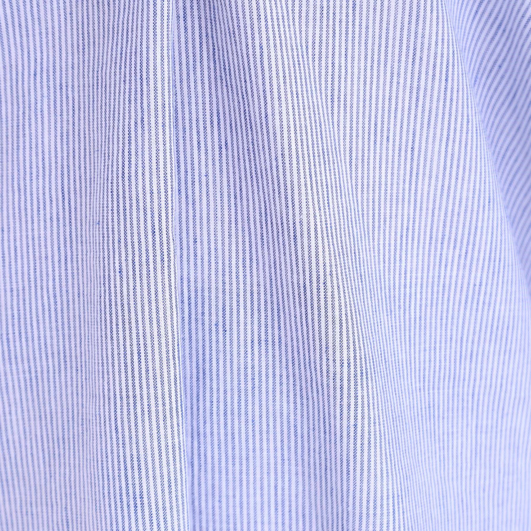 SHOO･LA･RUE「【S-LL/UV/接触冷感/抗菌防臭】体型を自然にカバー フレンチリネンブレンド襟付ドルマンシャツ」|シャツ・ブラウス|