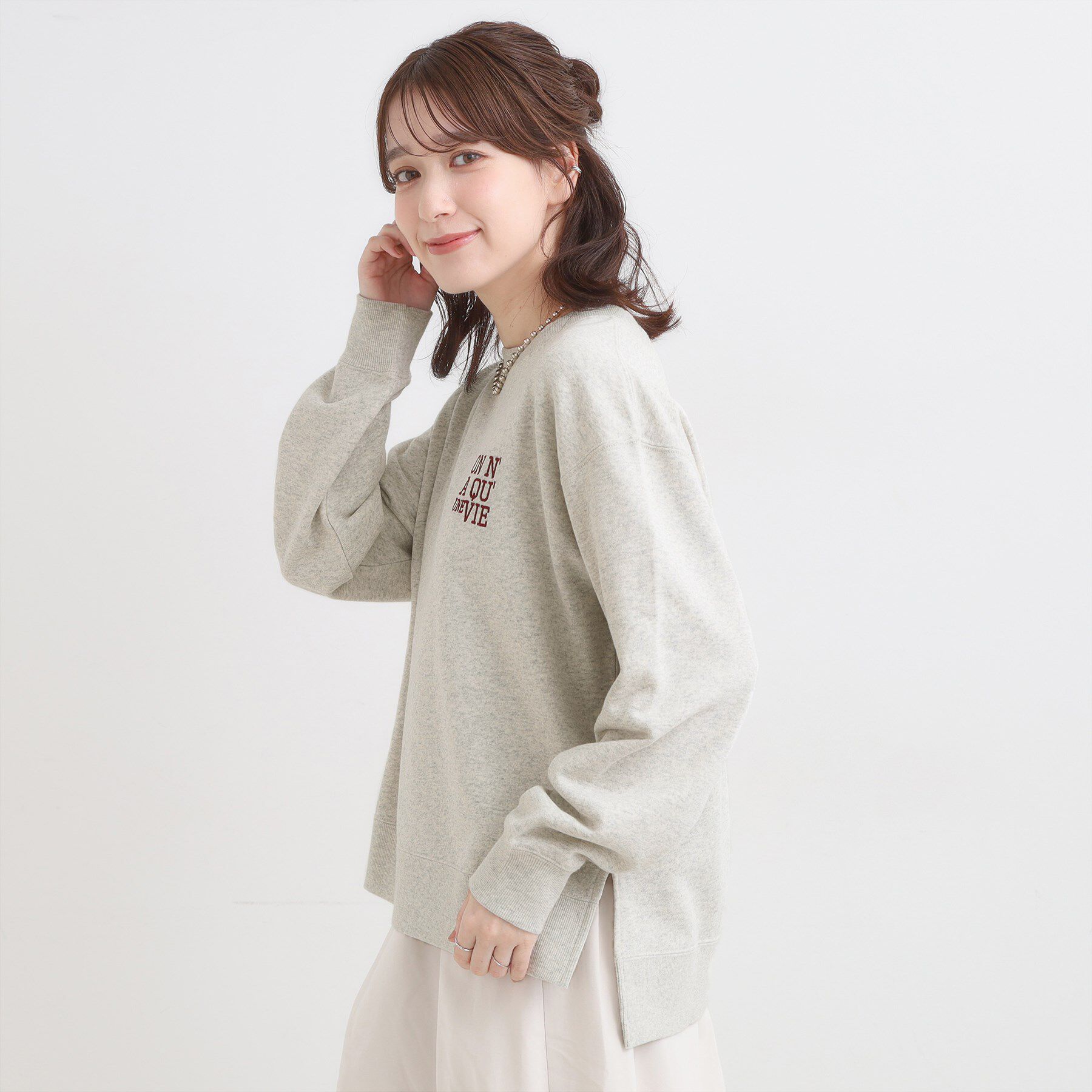 SHOO･LA･RUE「グラフィックアソート裏毛スウェット」|パーカー|