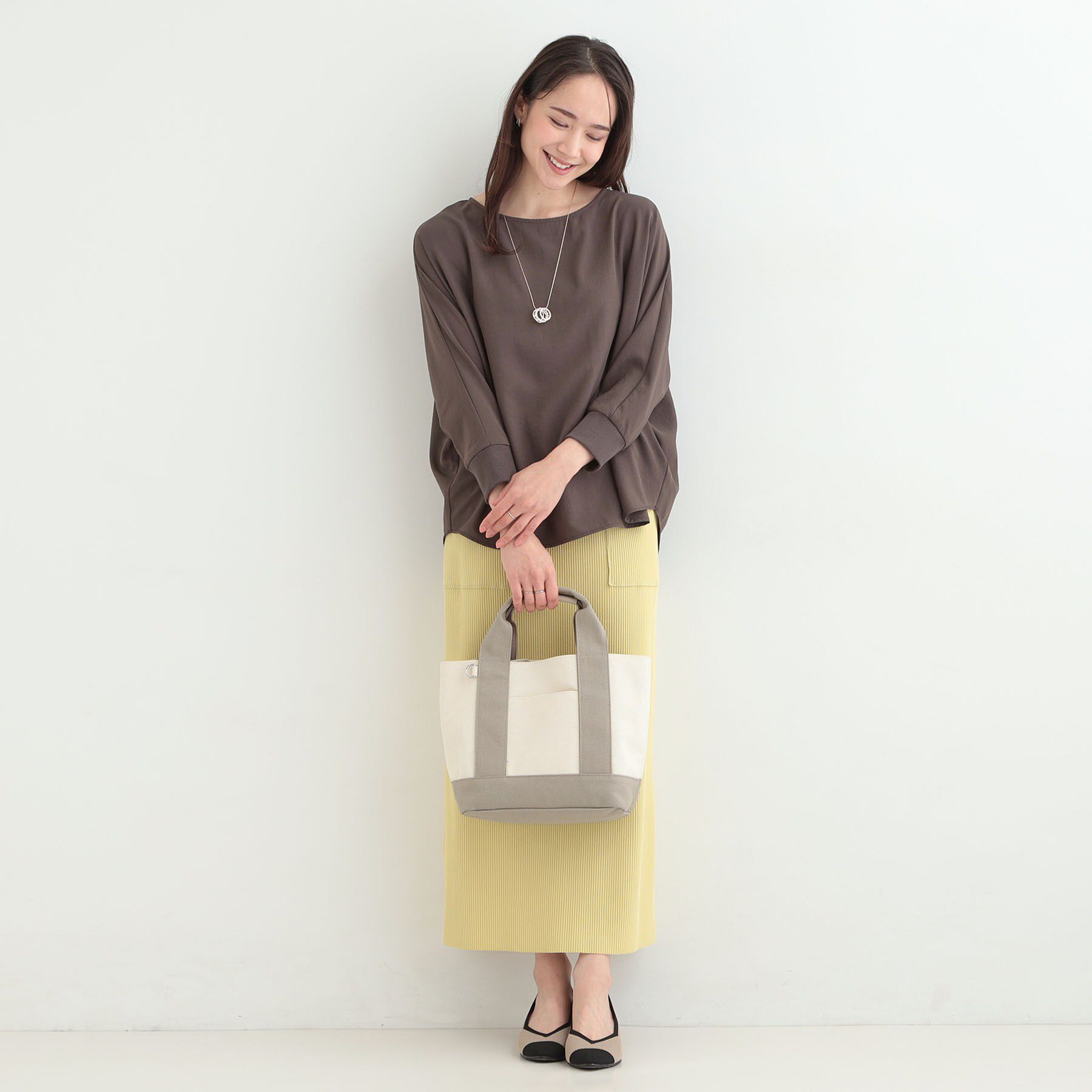 SHOO･LA･RUE「配色キャンバストートバッグ」|トートバッグ|