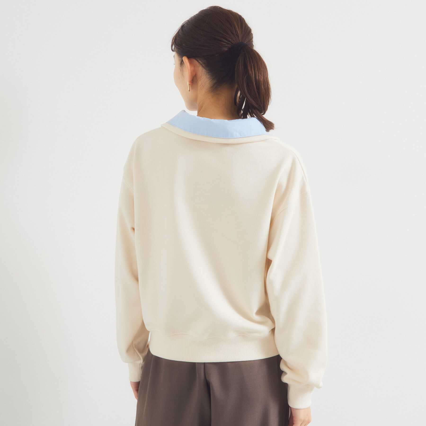 ITS&rsquo;DEMO「レイヤード風裏毛プルオーバー」|Tシャツ・カットソー|