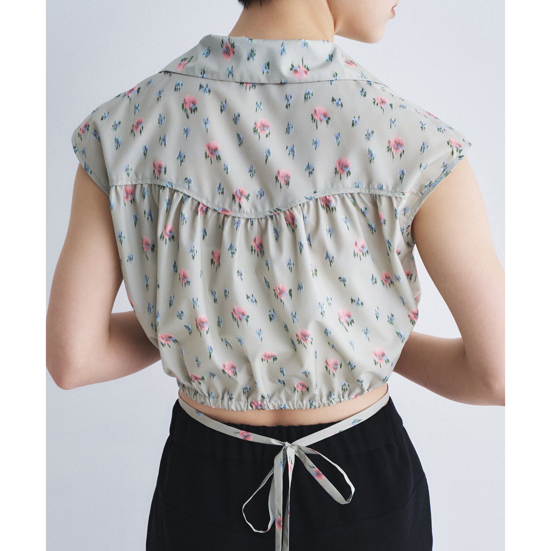CODE A「flower Vneck pullover」|シャツ・ブラウス|