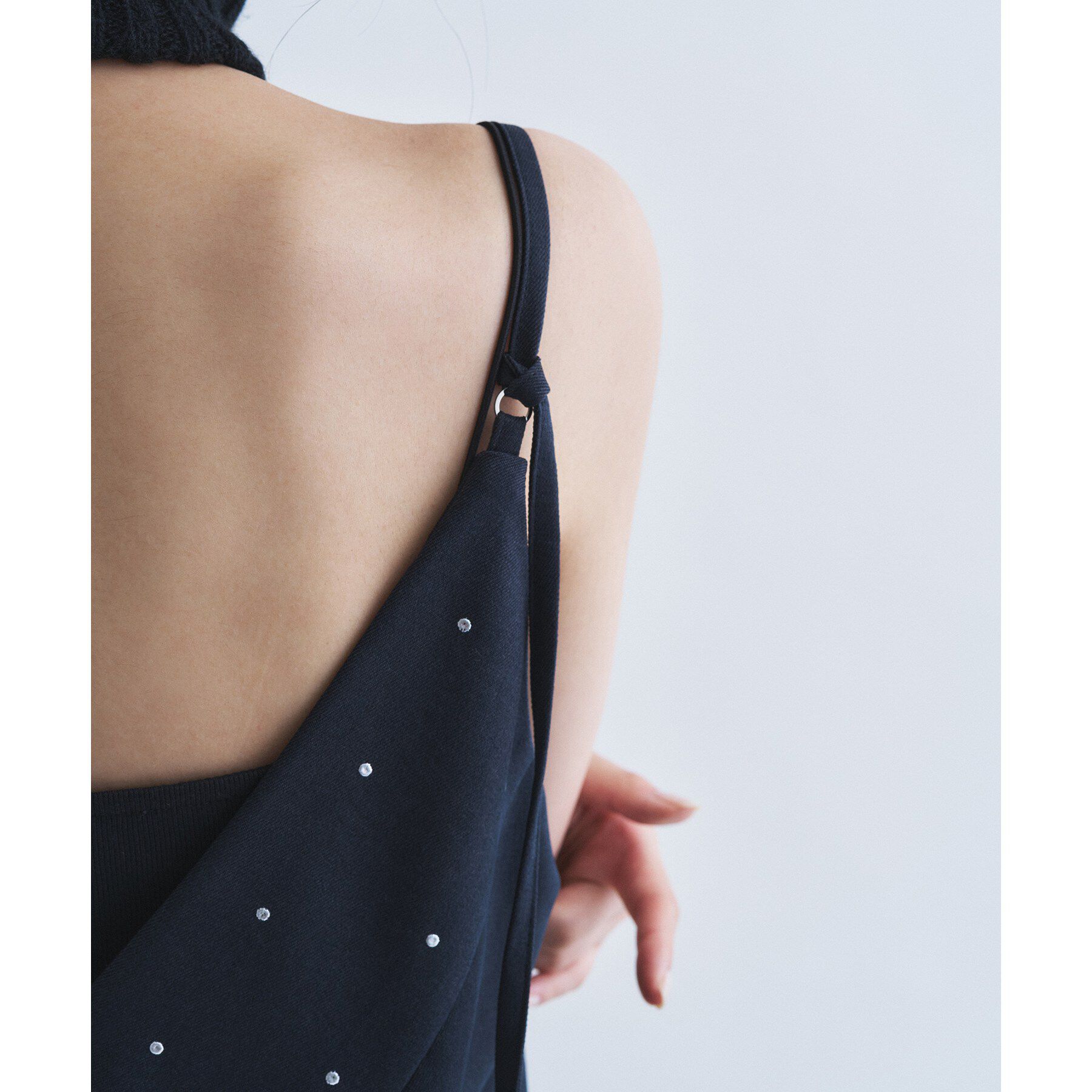 CODE A「silver dot tunic dress」|ワンピース|
