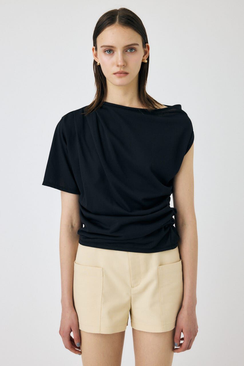 MOUSSY「ONE SHOULDER シアー TEE」|Tシャツ・カットソー|