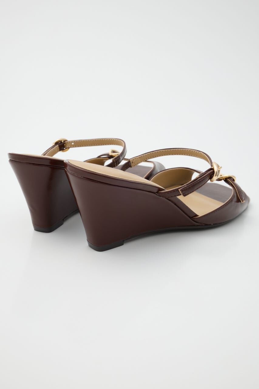 MOUSSY「DOUBLE BELTED WEDGE サンダル」|サンダル|