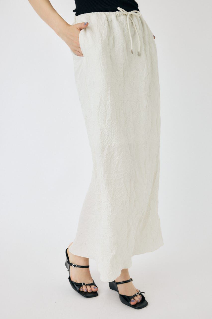 MOUSSY「CRINKLED SATIN スカート」|スカート|