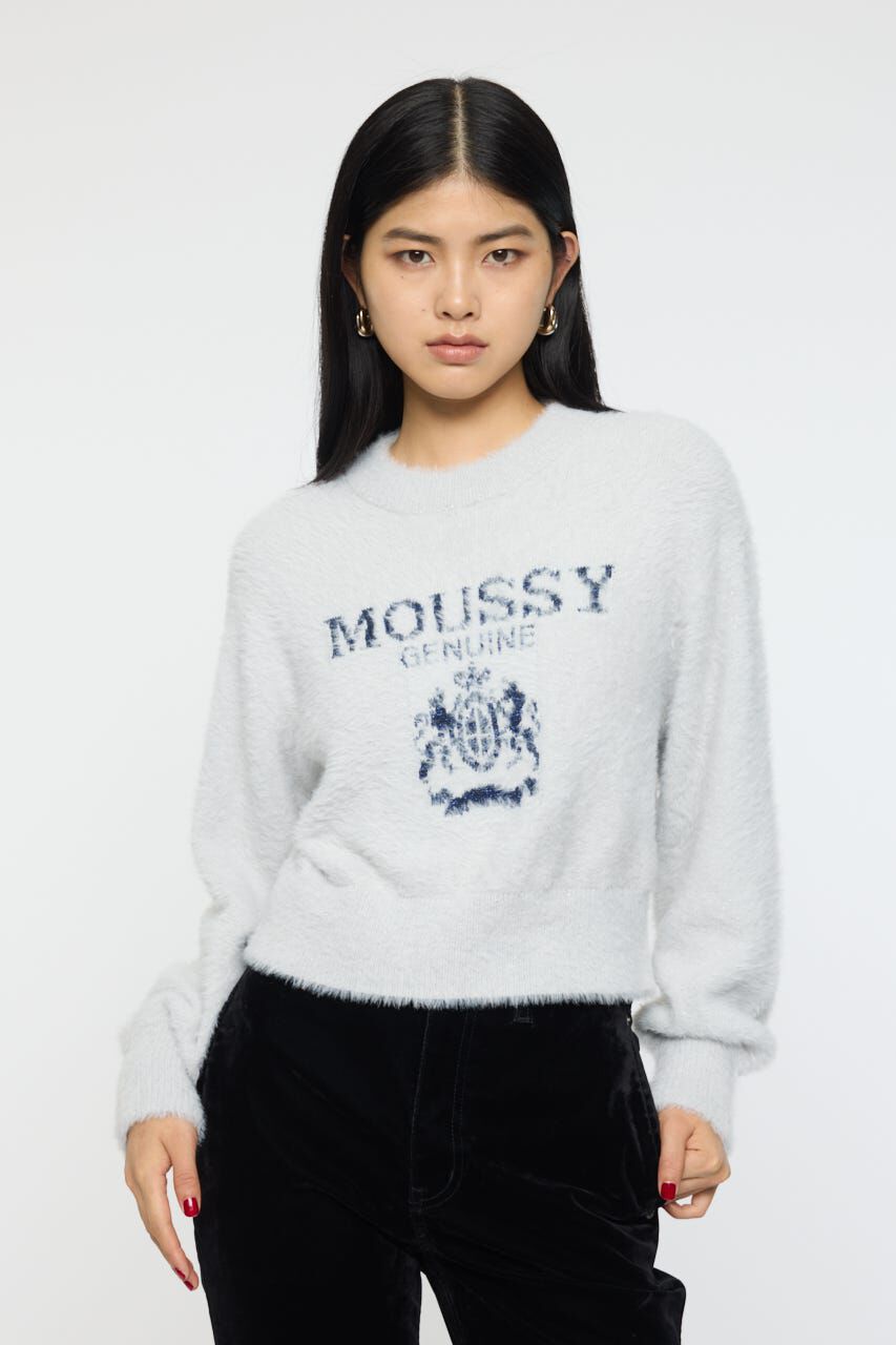 MOUSSY「FLUFFY MOUSSY KNIT トップス」|ニット・セーター|