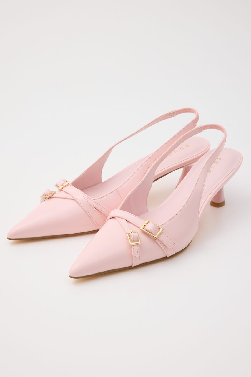 rienda「ベルトディテールスリングバックパンプス」|サンダル|