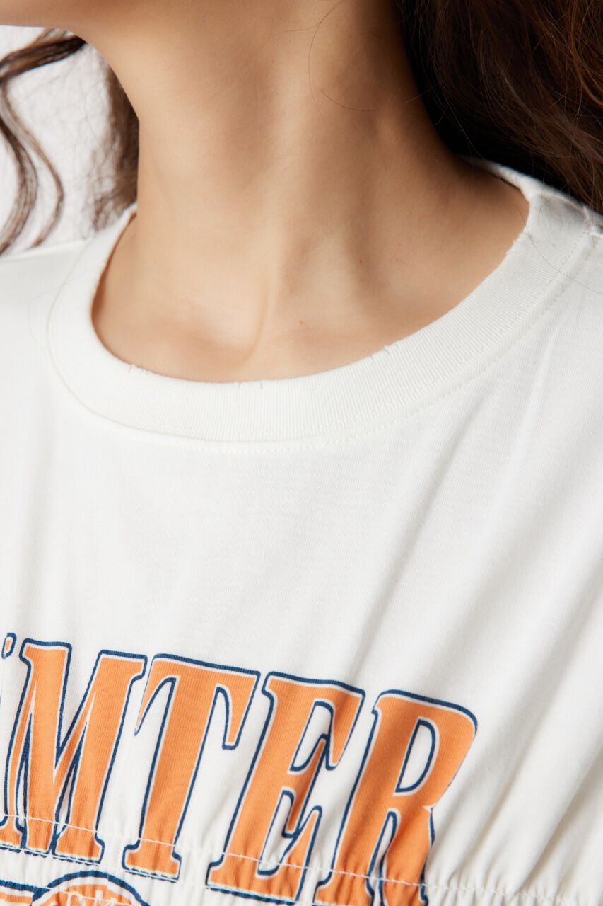 RODEO CROWNS「シャーリングプリントロングTシャツ」|Tシャツ・カットソー|