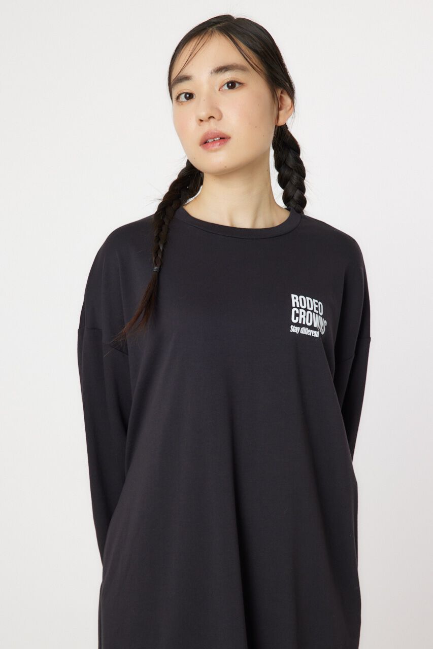 RODEO CROWNS「バックタックロゴワンピース」|ワンピース|