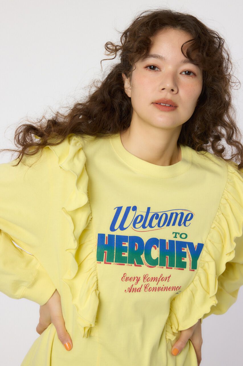 RODEO CROWNS「HERCHEYフリル ロングスリーブTシャツ」|Tシャツ・カットソー|