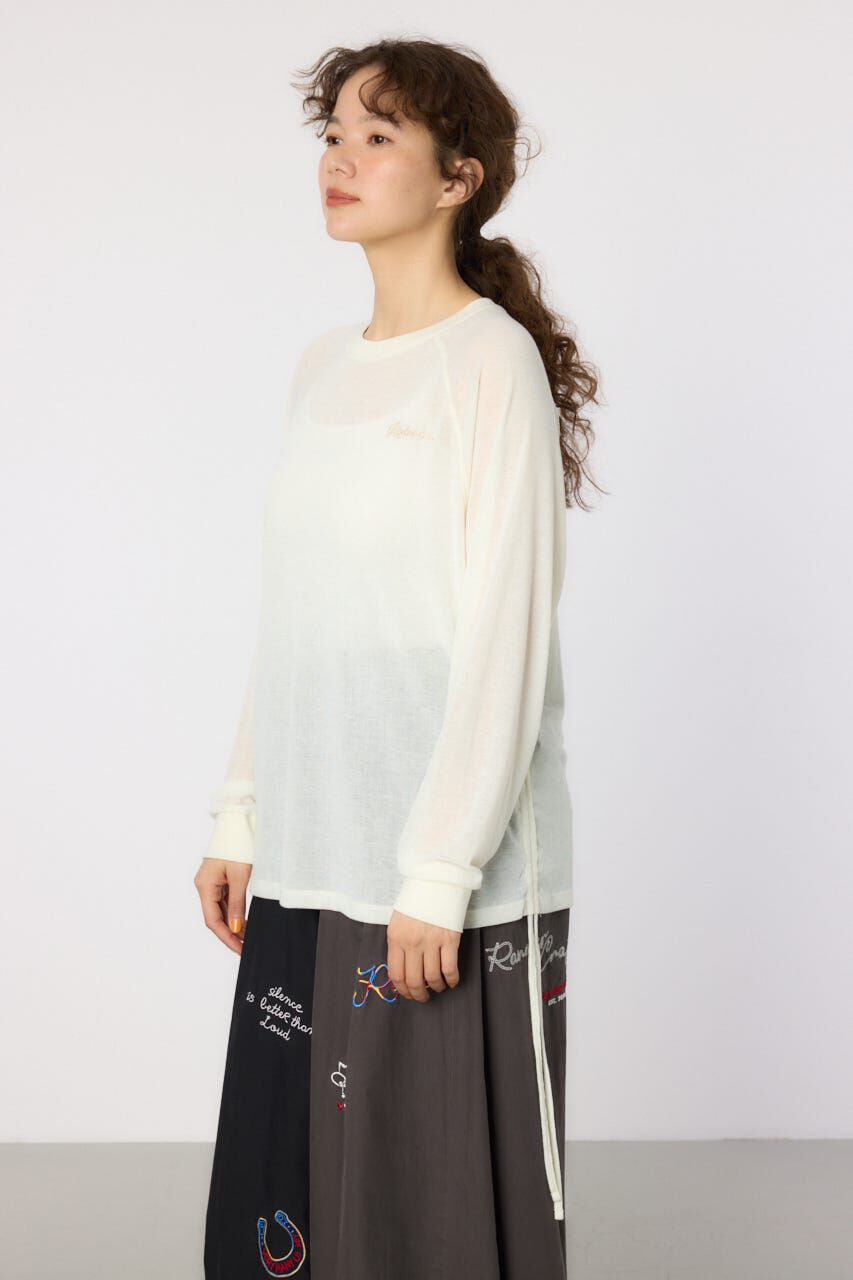 RODEO CROWNS「サイドシャーリングルーズトップス」|Tシャツ・カットソー|