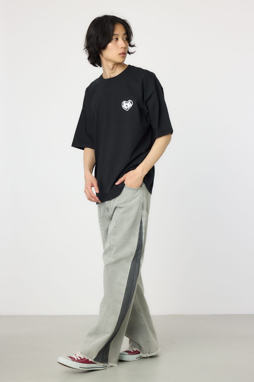 RODEO CROWNS「シームラインワイドデニムパンツ」|デニム|