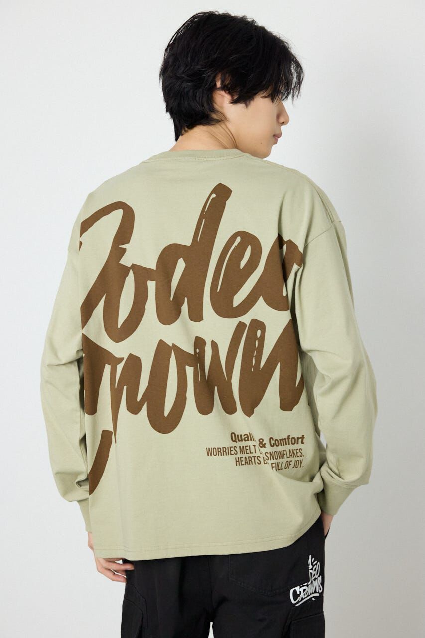 RODEO CROWNS「ペイントロゴ長袖Tシャツ」|Tシャツ・カットソー|