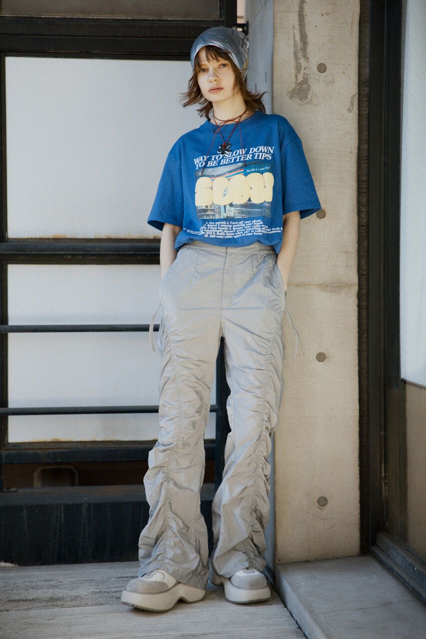SLY「ASYMMETRY GATHER パンツ」|その他|