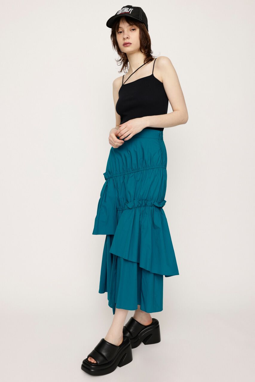SLY「ASYMMETRY FRILL スカート」|スカート|